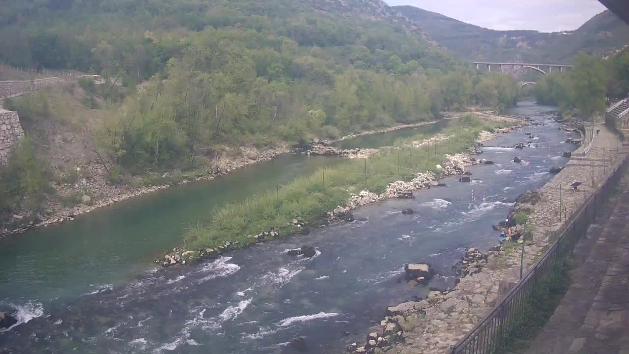 Soča River at Solkan Kayak Center