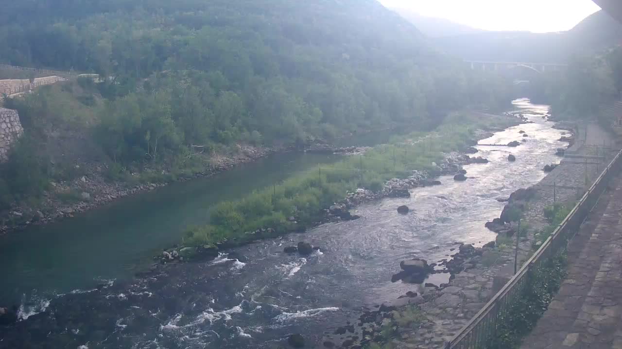 Soča River at Solkan Kayak Center
