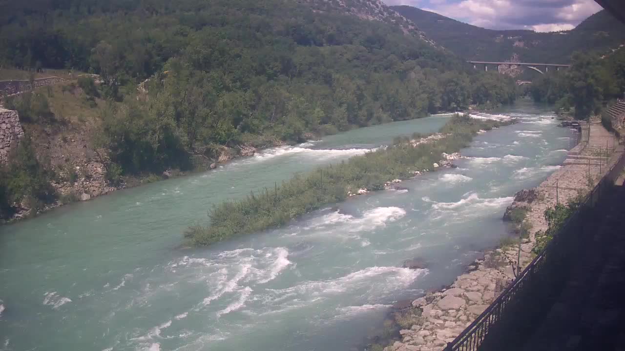 Soča River at Solkan Kayak Center