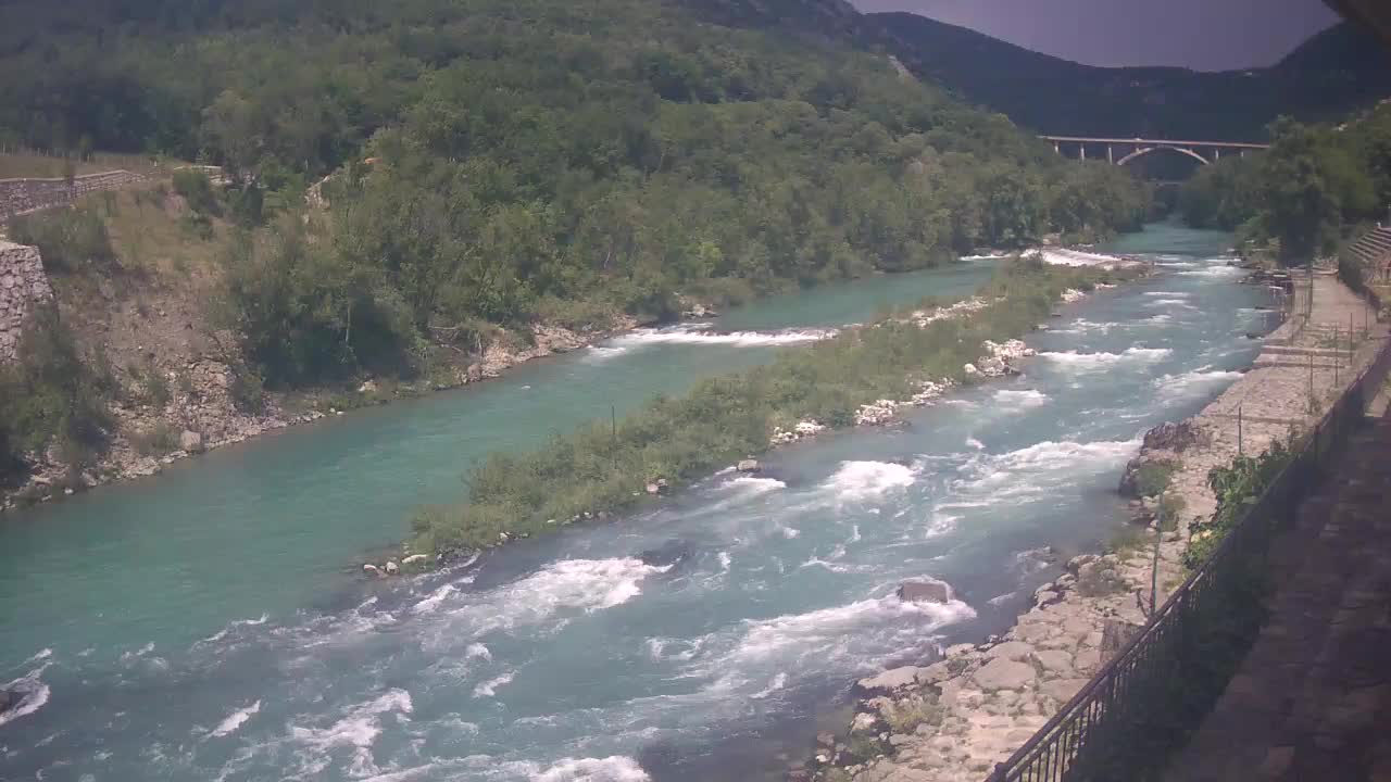 Soča River at Solkan Kayak Center