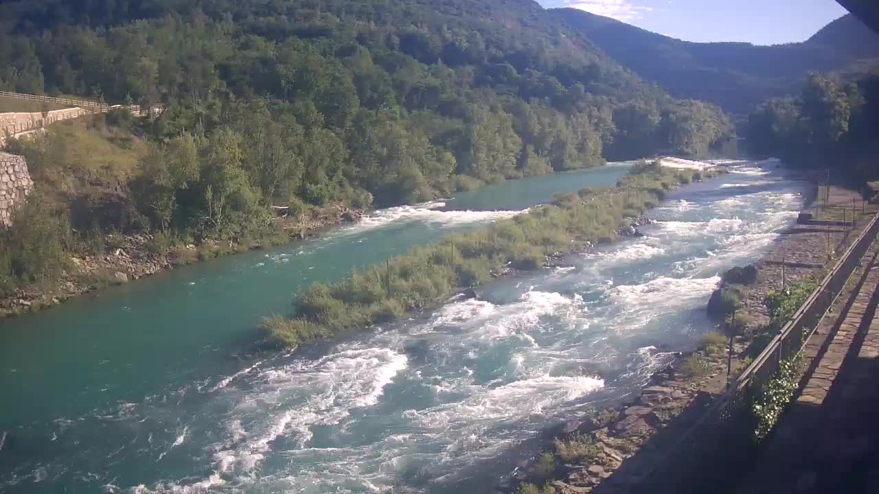 Soča River at Solkan Kayak Center