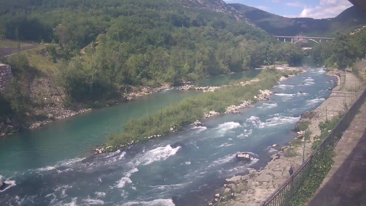 Soča River at Solkan Kayak Center