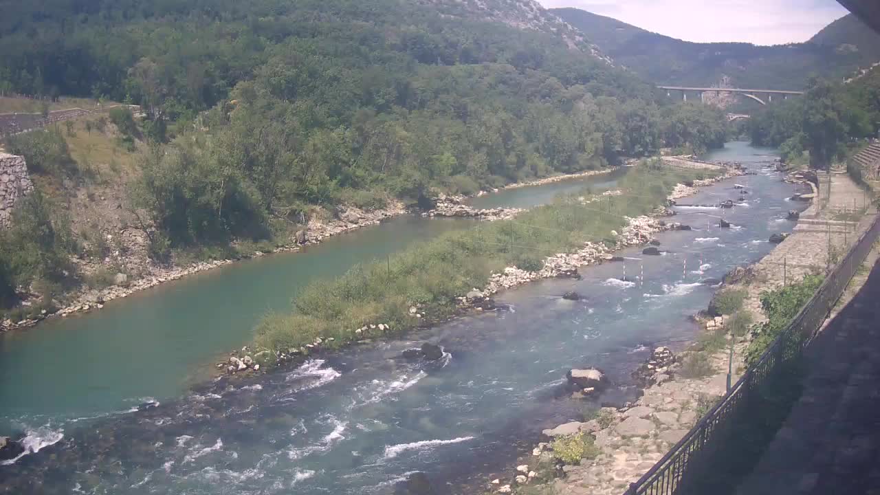 Soča River at Solkan Kayak Center