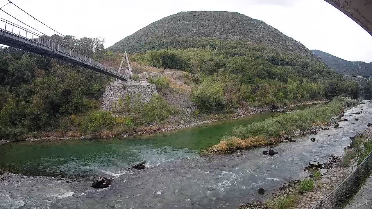 Soča River webcam at Solkan Kayak Center