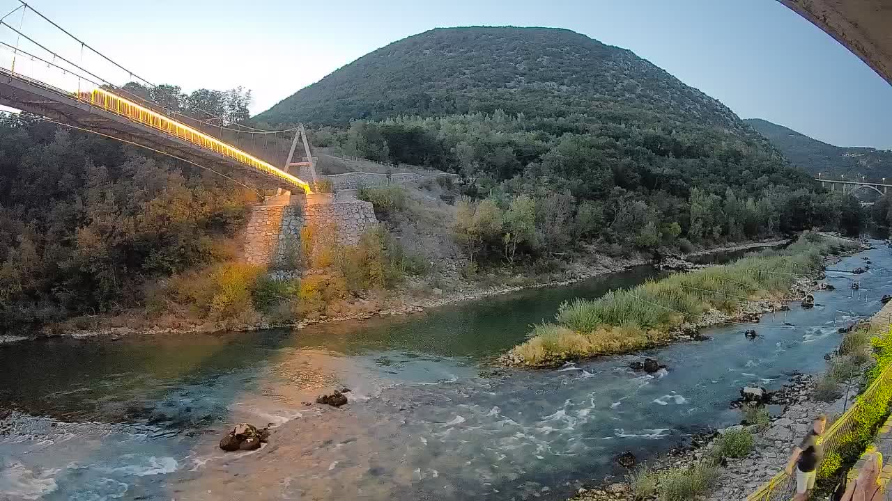 Soča River at Solkan Kayak Center