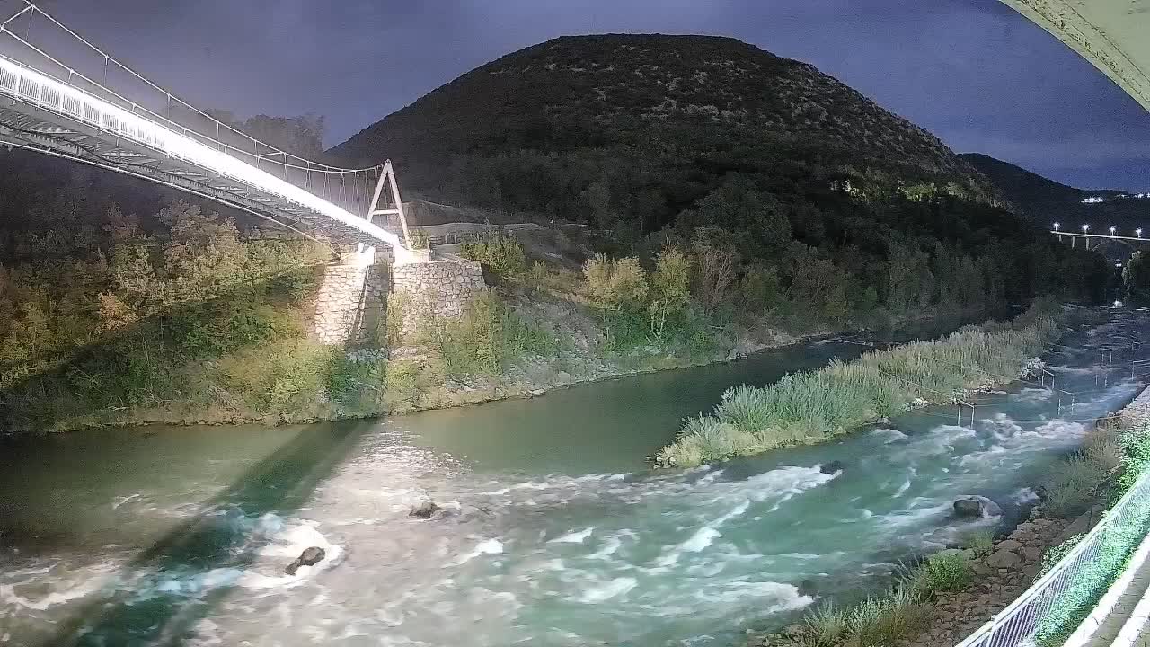 Soča River webcam at Solkan Kayak Center