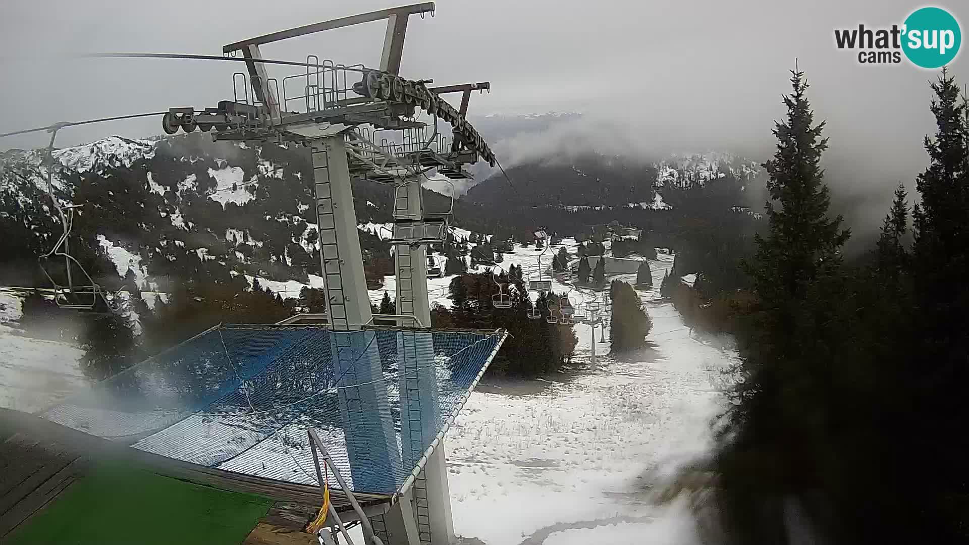 Live cam Sorica Skigebiet Krvavec – Soriška Planina – Vrh Lajnar