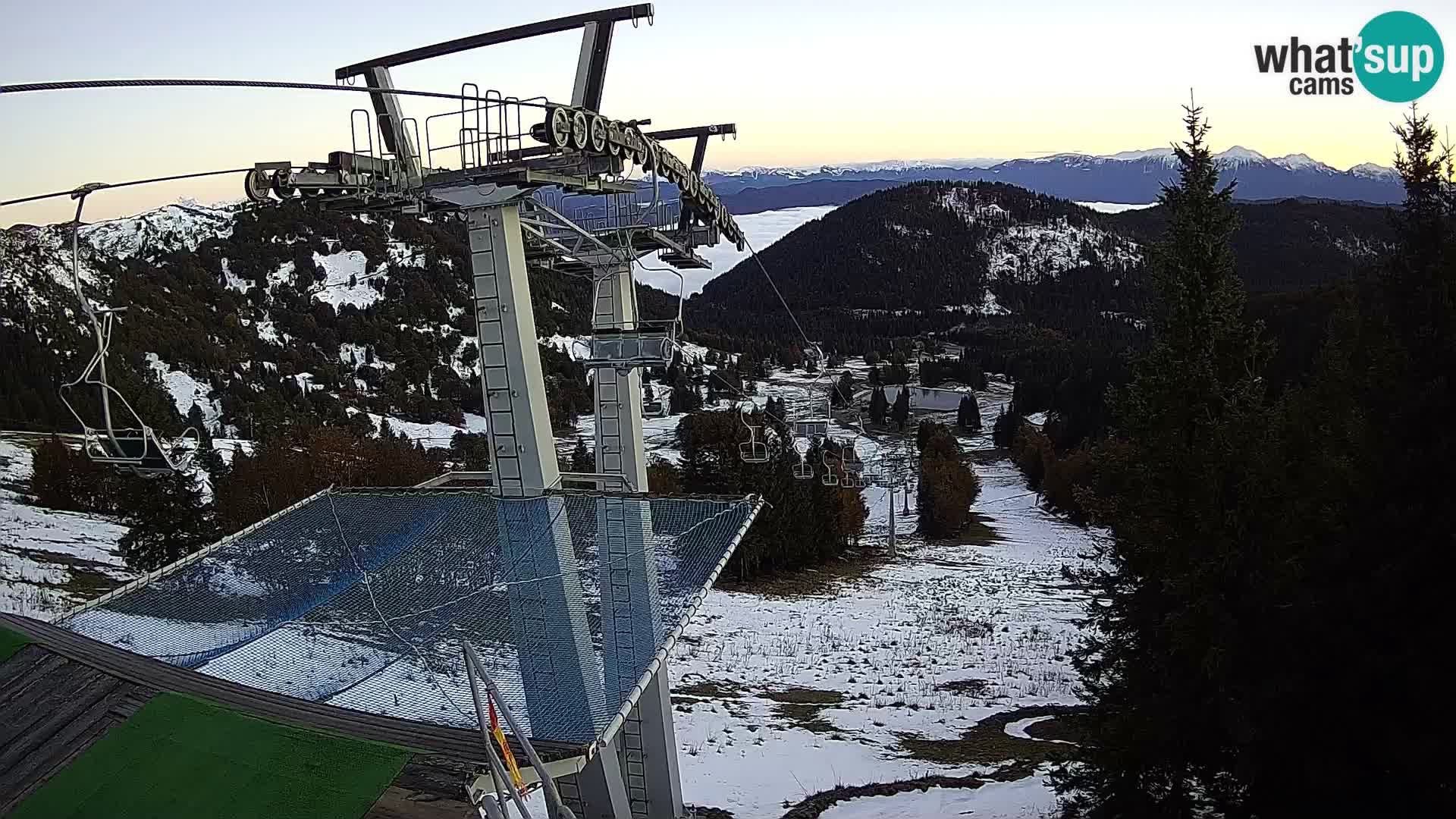 Web kamera Sorica Skijalište – Soriška Planina – Vrh Lajnar