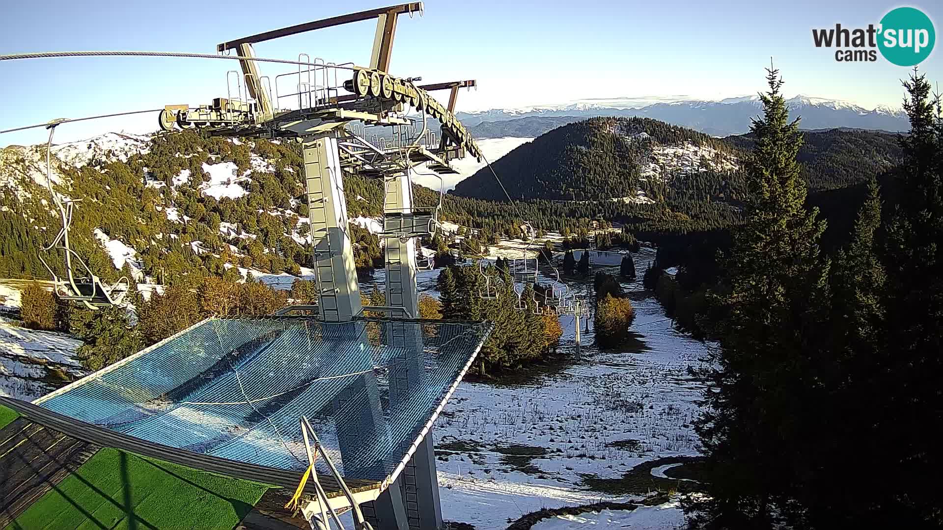 Live cam Sorica Skigebiet Krvavec – Soriška Planina – Vrh Lajnar