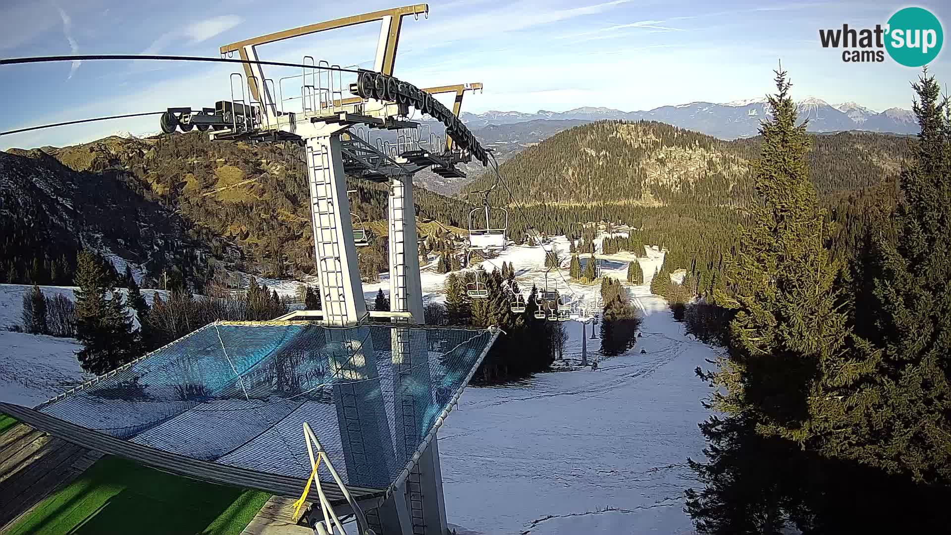 Live cam Sorica Skigebiet Krvavec – Soriška Planina – Vrh Lajnar