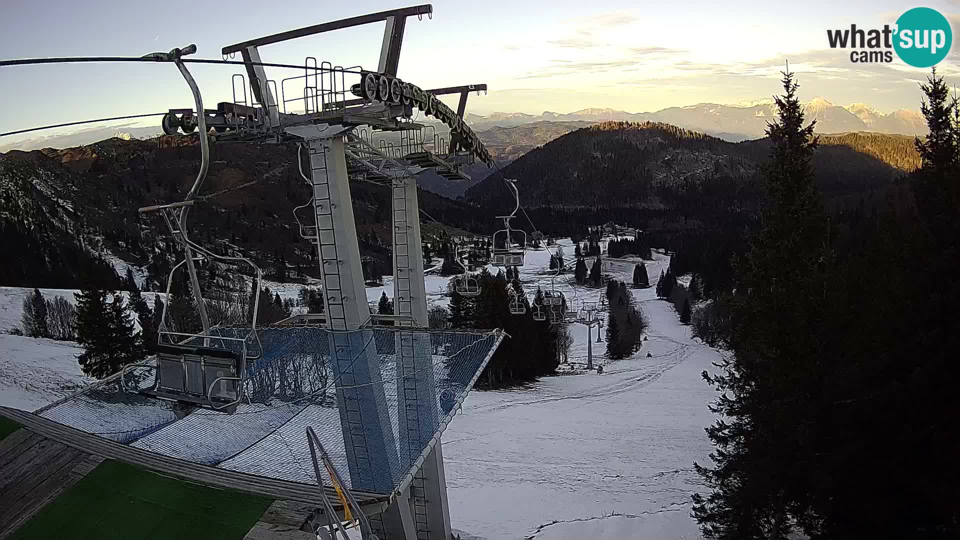 Camera en vivo Sorica Estacion esqui – Soriška Planina – Vrh Lajnar