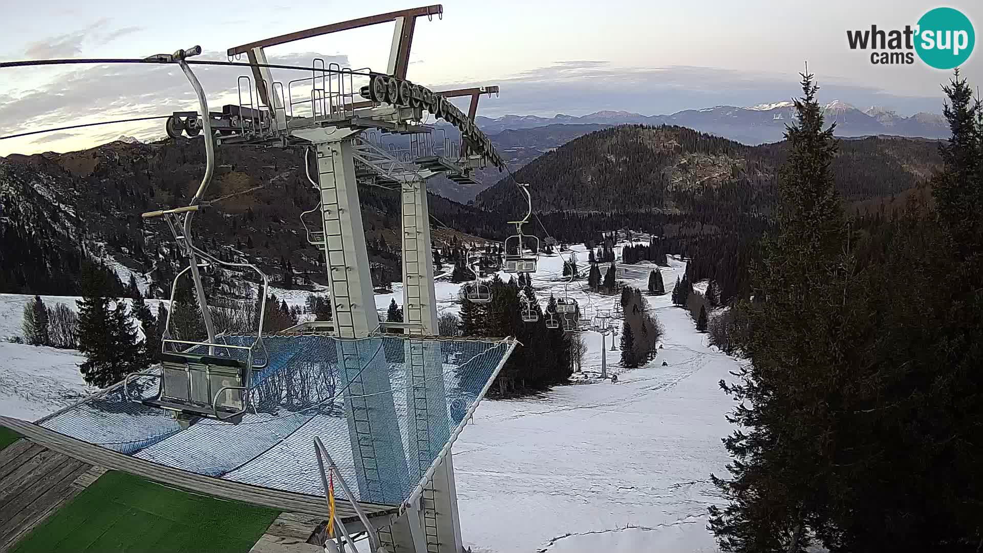 Camera en vivo Sorica Estacion esqui – Soriška Planina – Vrh Lajnar