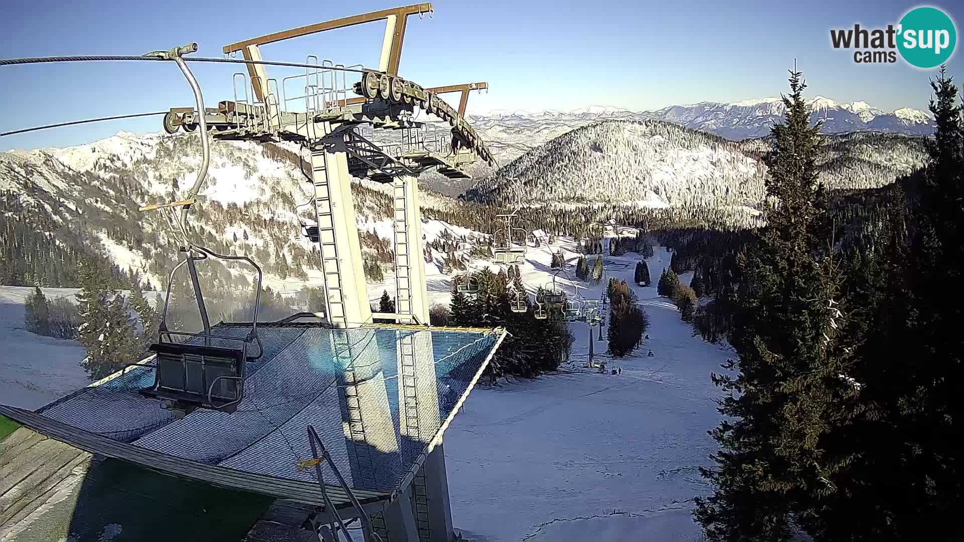 Webcam Sorica Stazione sciistica – Soriška Planina – Cima Lajnar