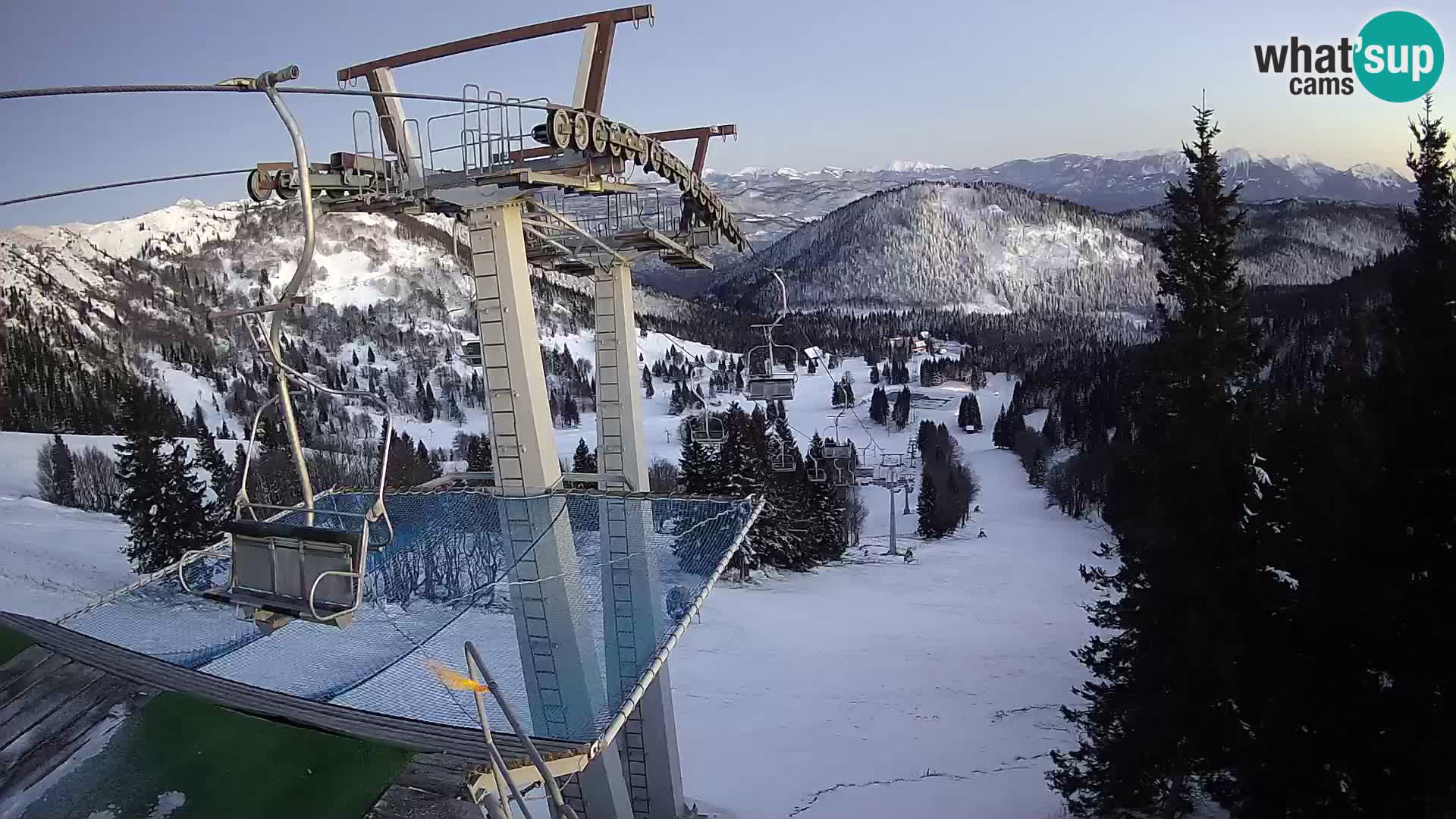 Webcam Sorica Stazione sciistica – Soriška Planina – Cima Lajnar