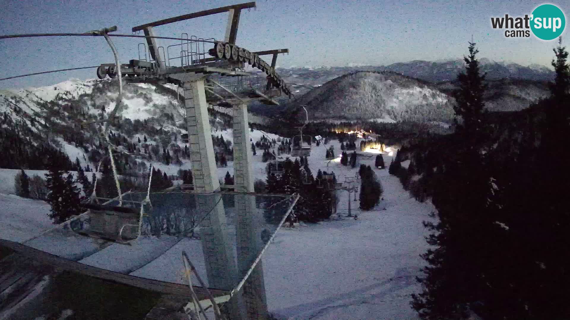 Live cam Sorica Skigebiet Krvavec – Soriška Planina – Vrh Lajnar