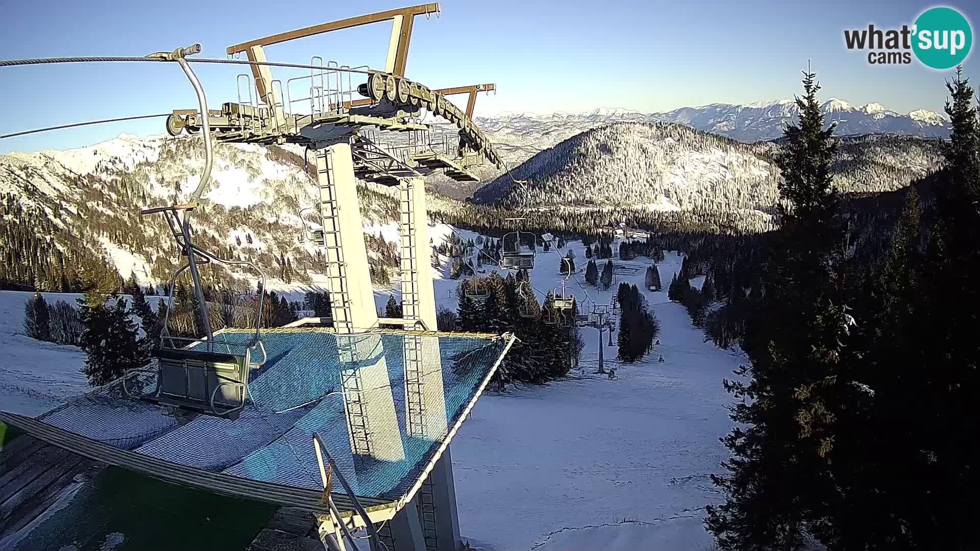 Webcam Sorica Stazione sciistica – Soriška Planina – Cima Lajnar