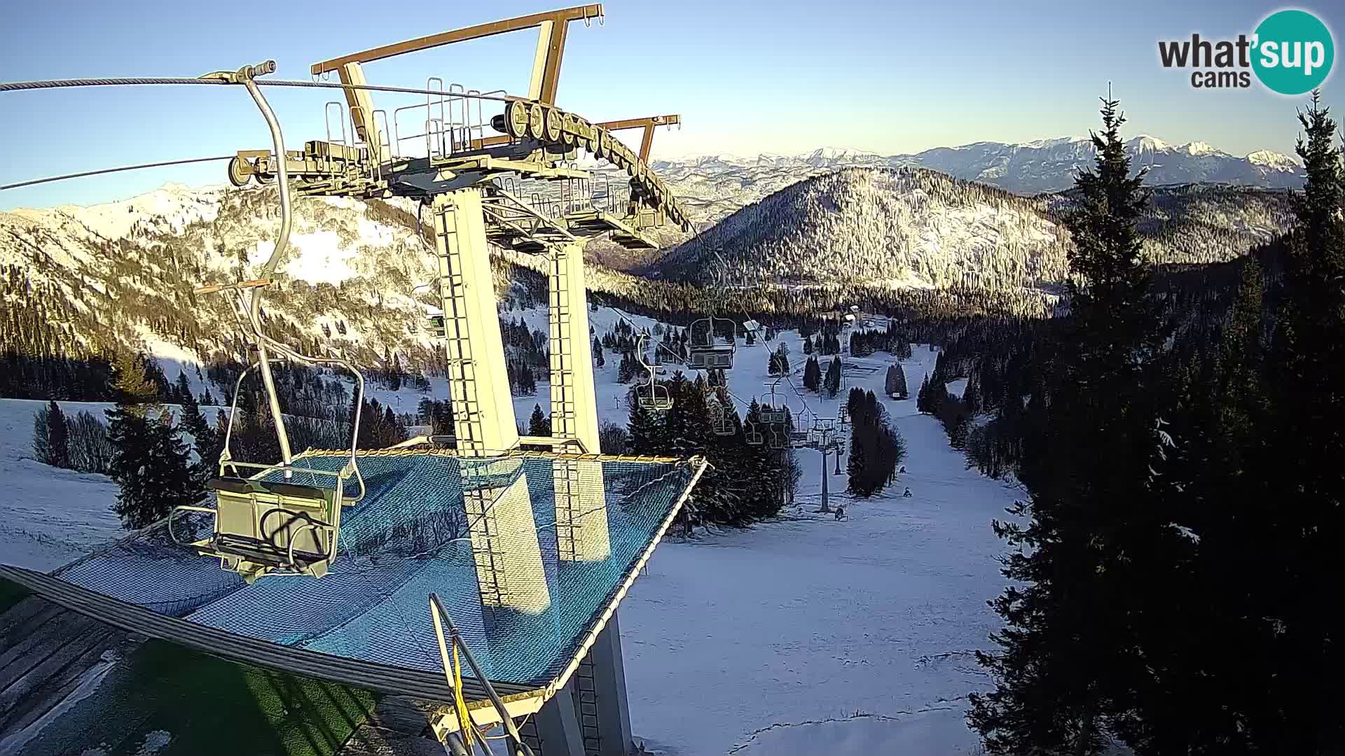 Webcam Sorica Stazione sciistica – Soriška Planina – Cima Lajnar