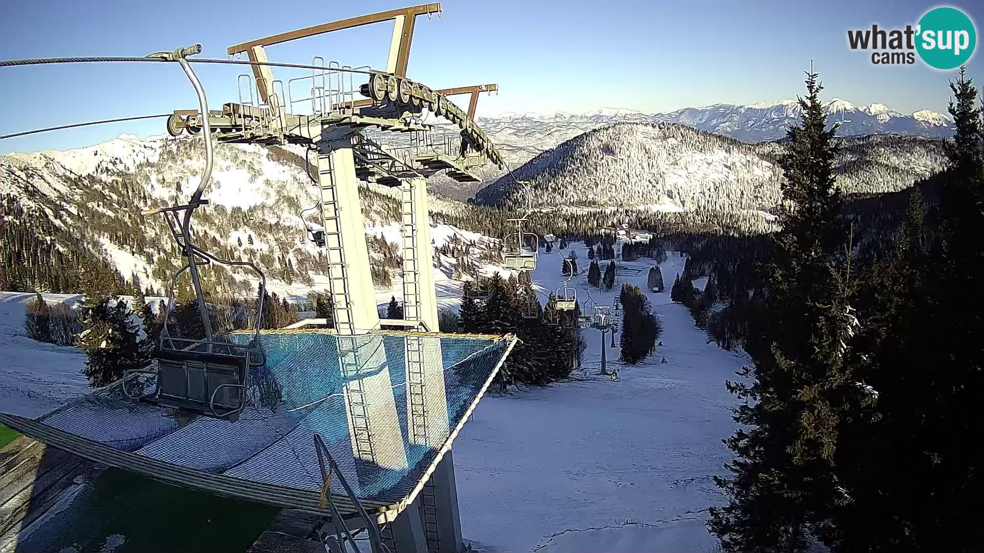 Webcam Sorica Stazione sciistica – Soriška Planina – Cima Lajnar