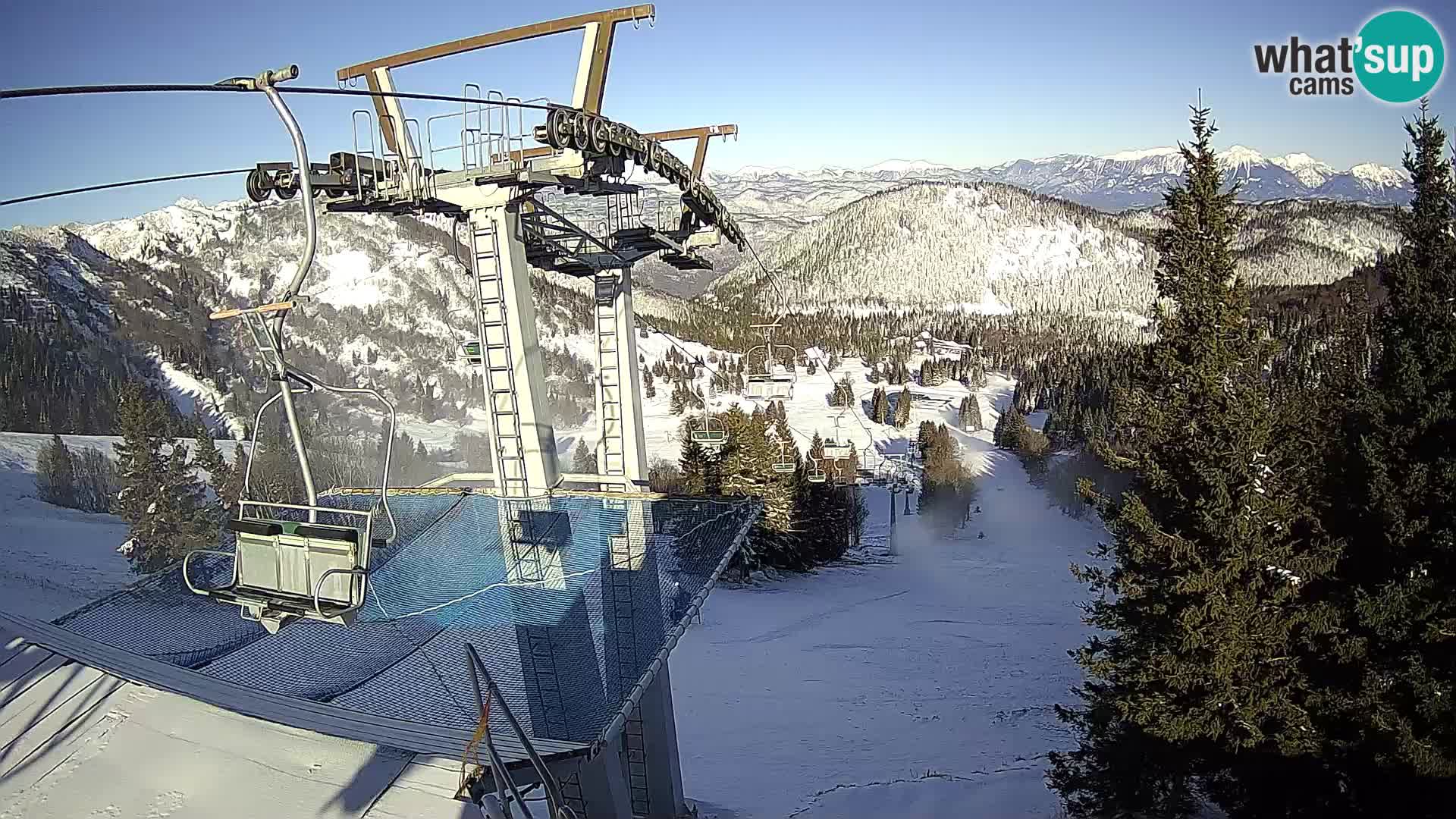 Live cam Sorica Skigebiet Krvavec – Soriška Planina – Vrh Lajnar