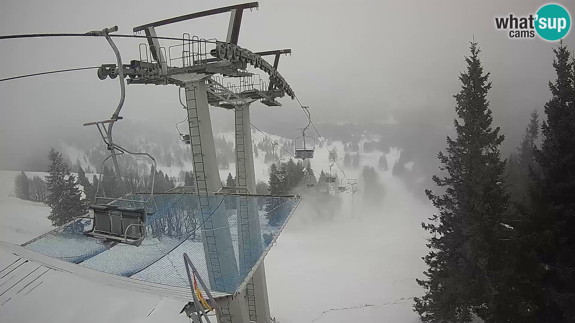 Live cam Sorica Skigebiet Krvavec – Soriška Planina – Vrh Lajnar