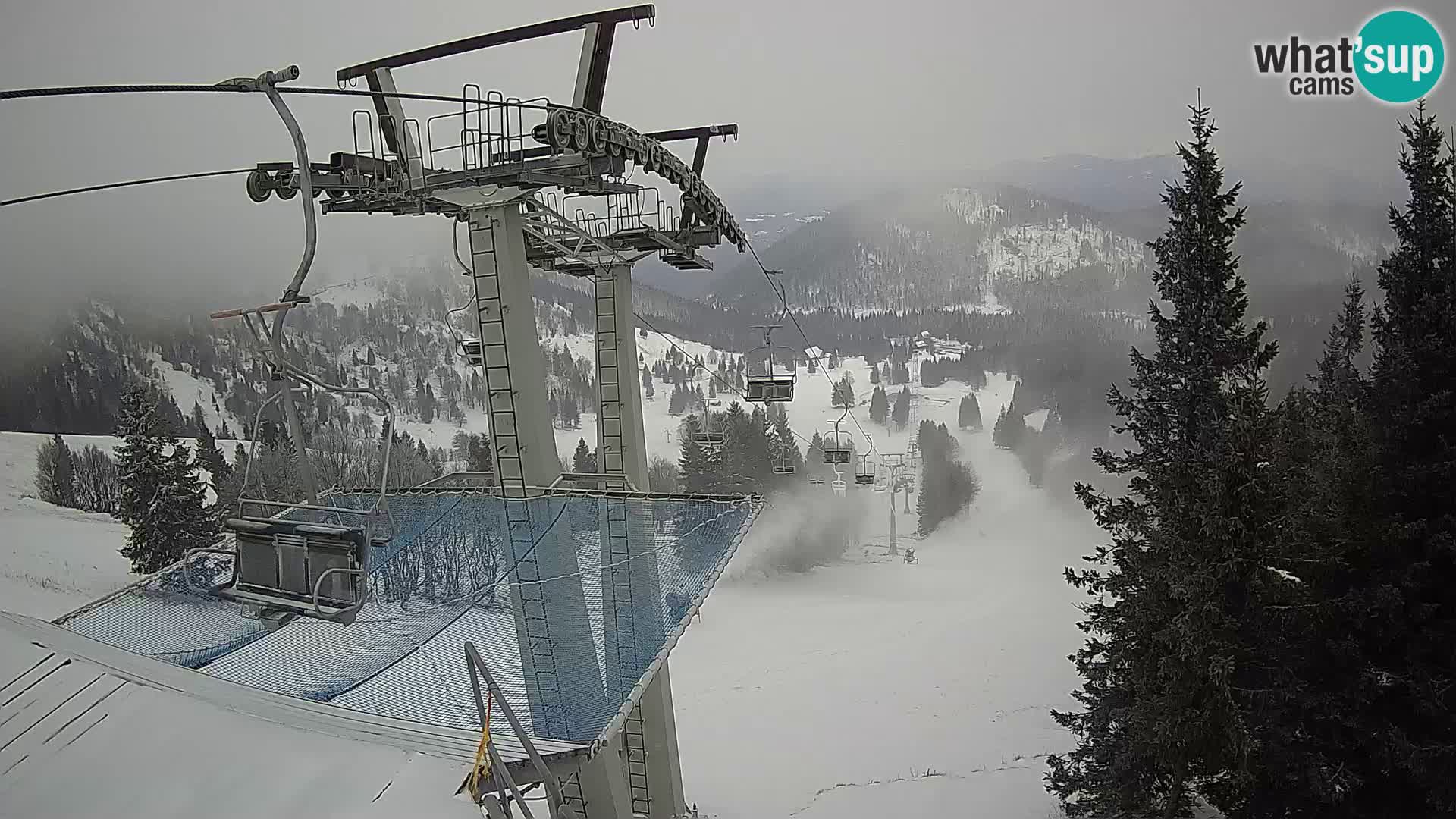 Live cam Sorica Skigebiet Krvavec – Soriška Planina – Vrh Lajnar