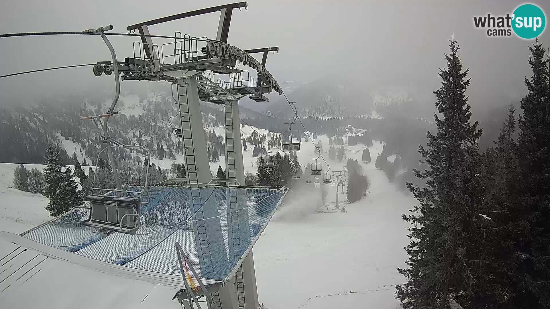 Live cam Sorica Skigebiet Krvavec – Soriška Planina – Vrh Lajnar