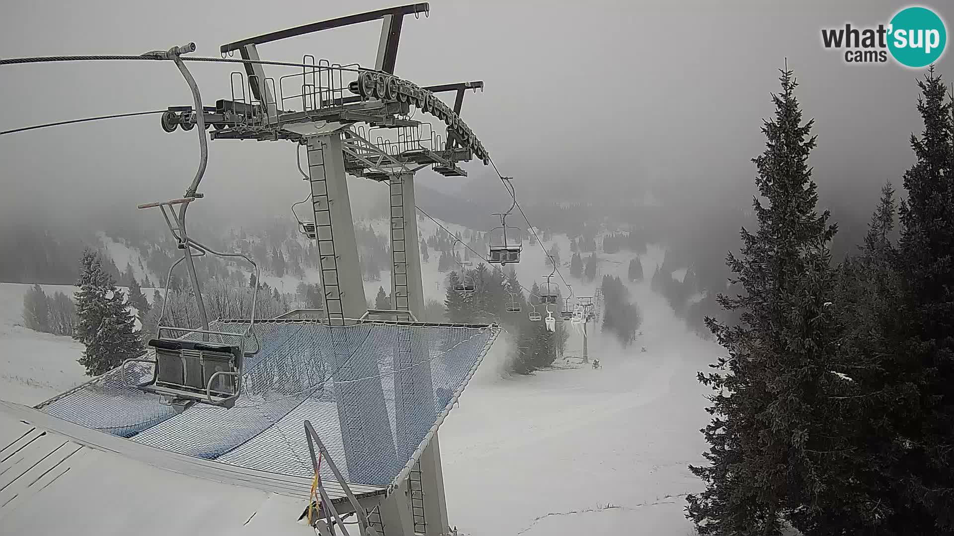 Live cam Sorica Skigebiet Krvavec – Soriška Planina – Vrh Lajnar