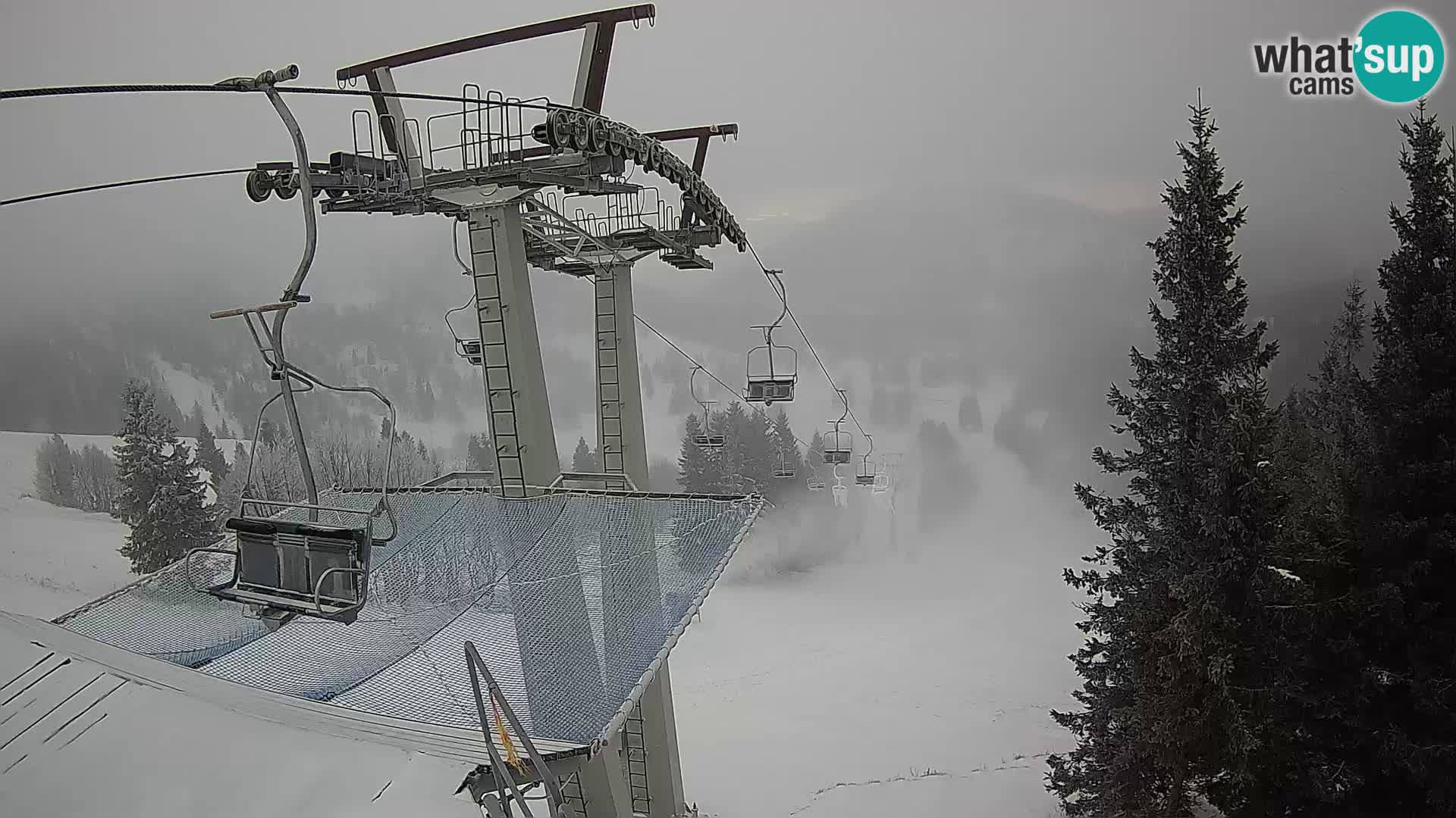 Live cam Sorica Skigebiet Krvavec – Soriška Planina – Vrh Lajnar