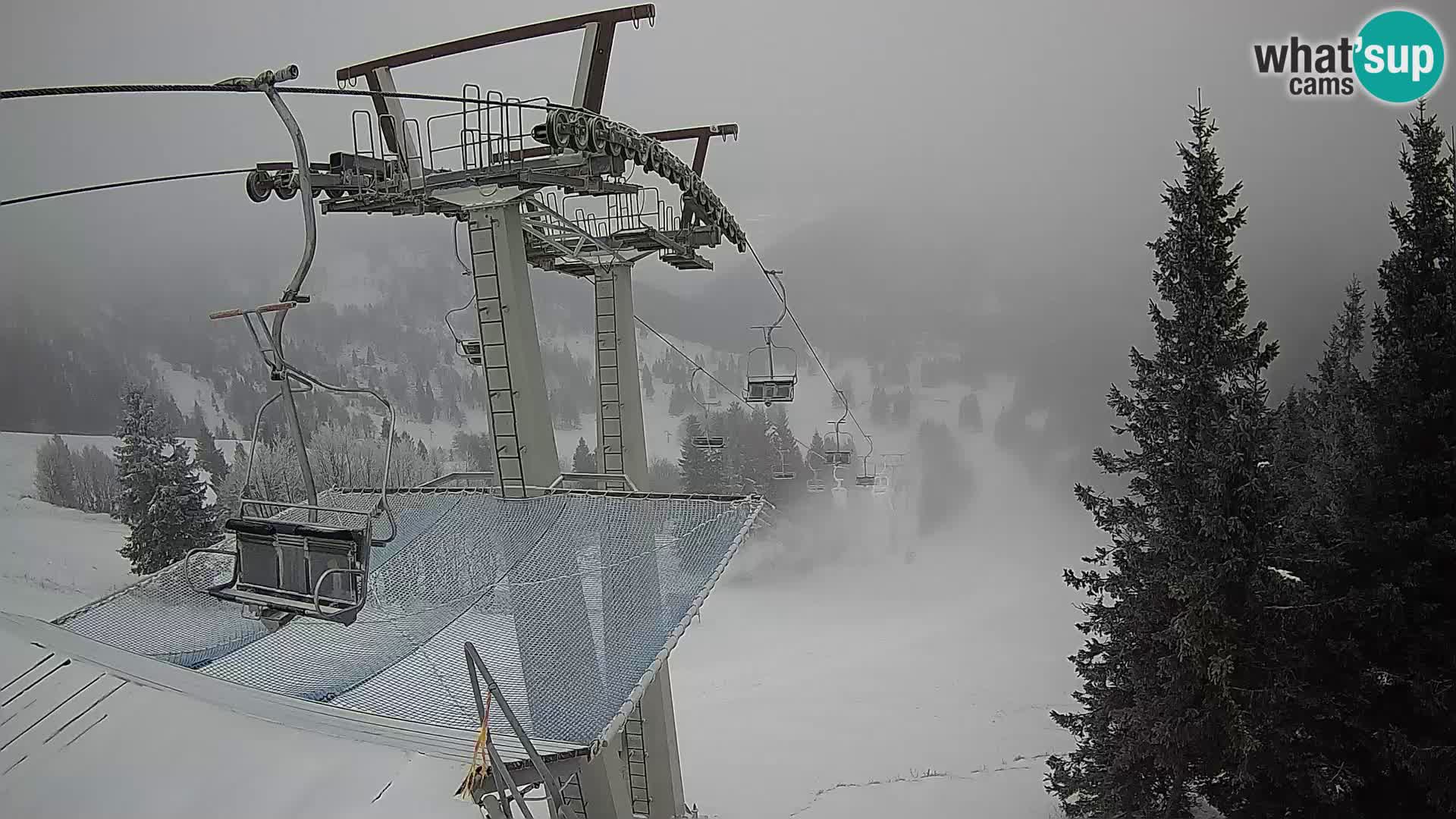 Live cam Sorica Skigebiet Krvavec – Soriška Planina – Vrh Lajnar