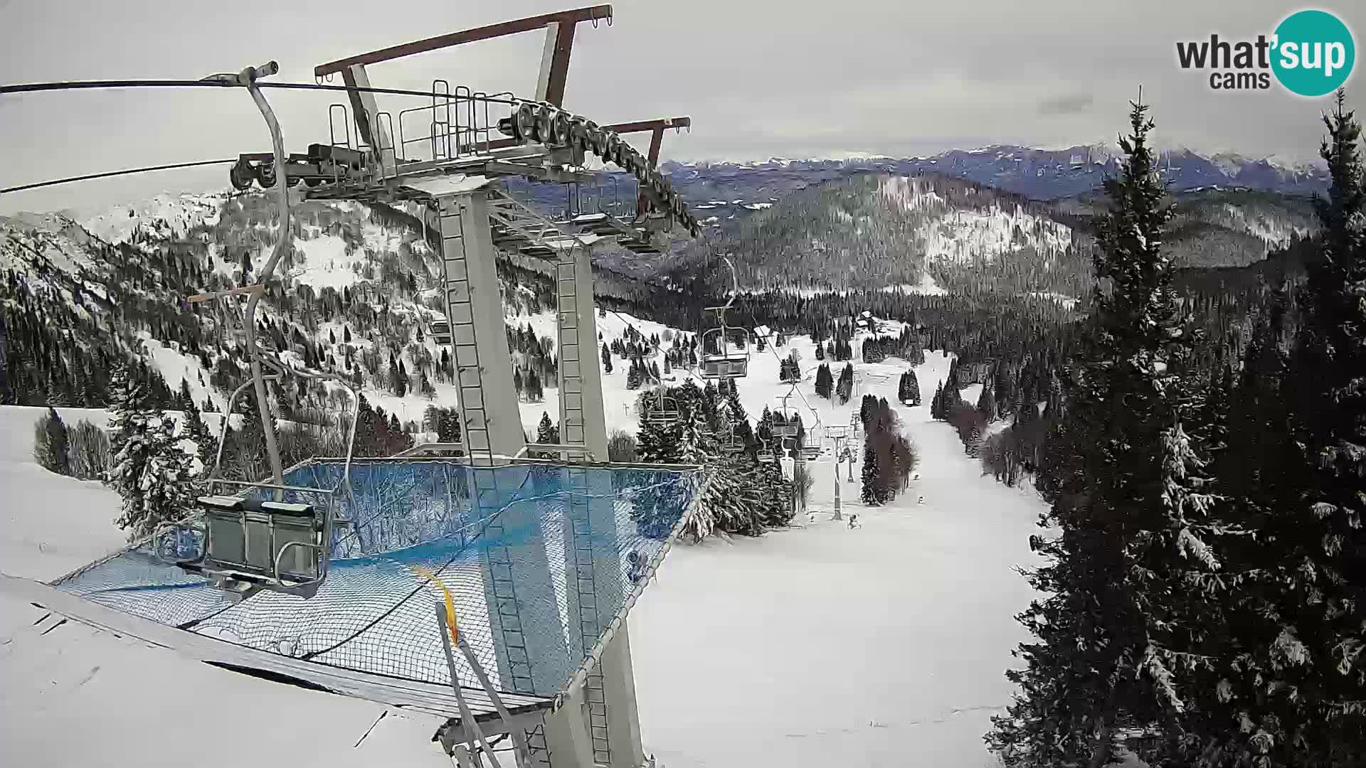 Web kamera Sorica Skijalište – Soriška Planina – Vrh Lajnar