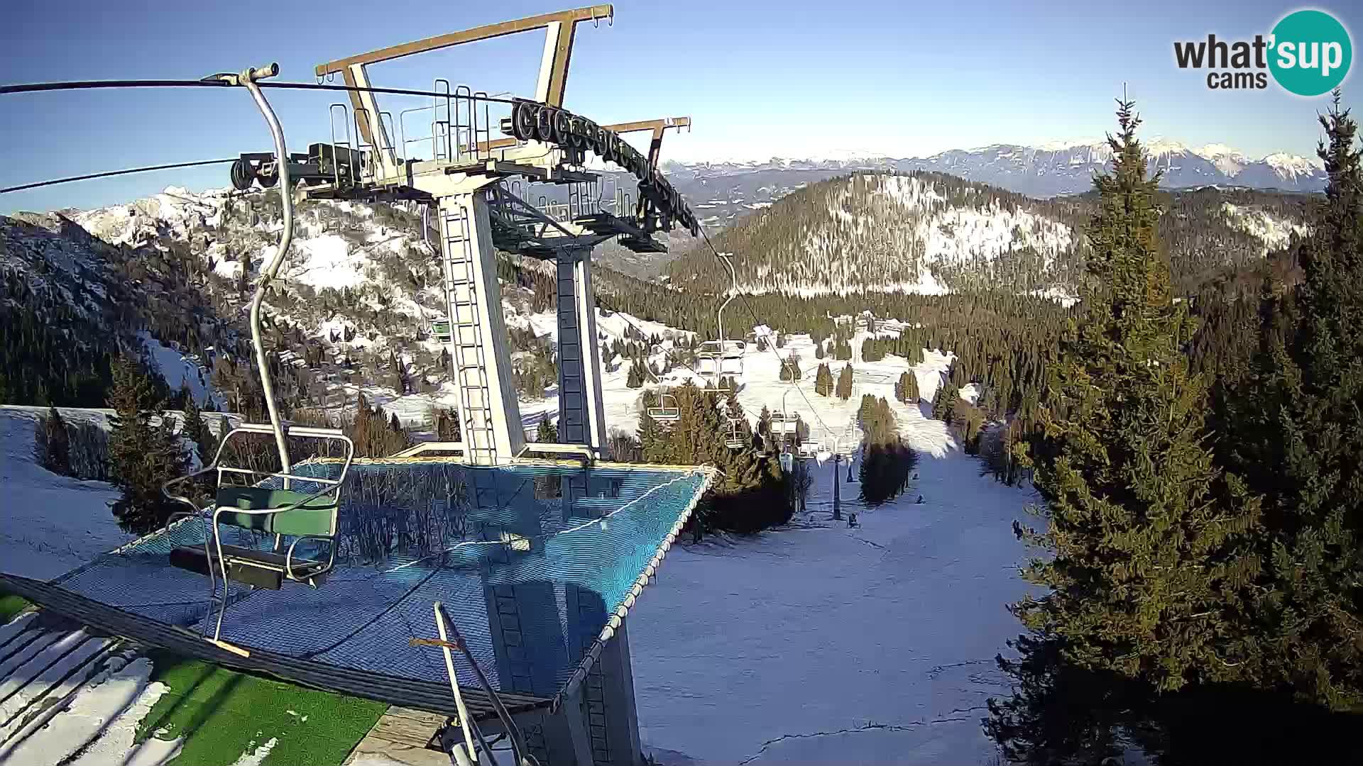 Live cam Sorica Skigebiet Krvavec – Soriška Planina – Vrh Lajnar