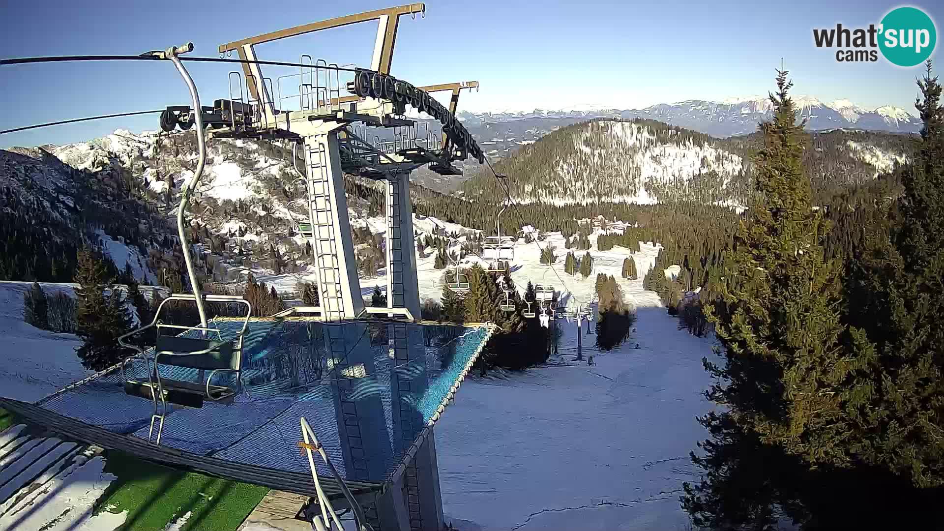 Live cam Sorica Skigebiet Krvavec – Soriška Planina – Vrh Lajnar