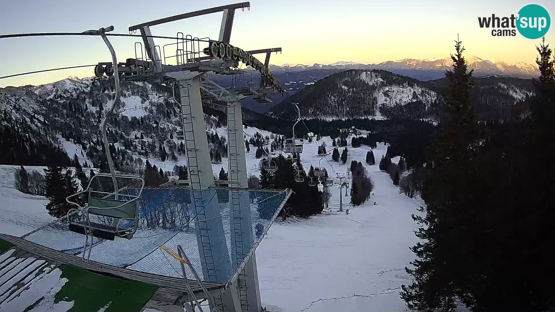 Webcam Sorica Stazione sciistica – Soriška Planina – Cima Lajnar