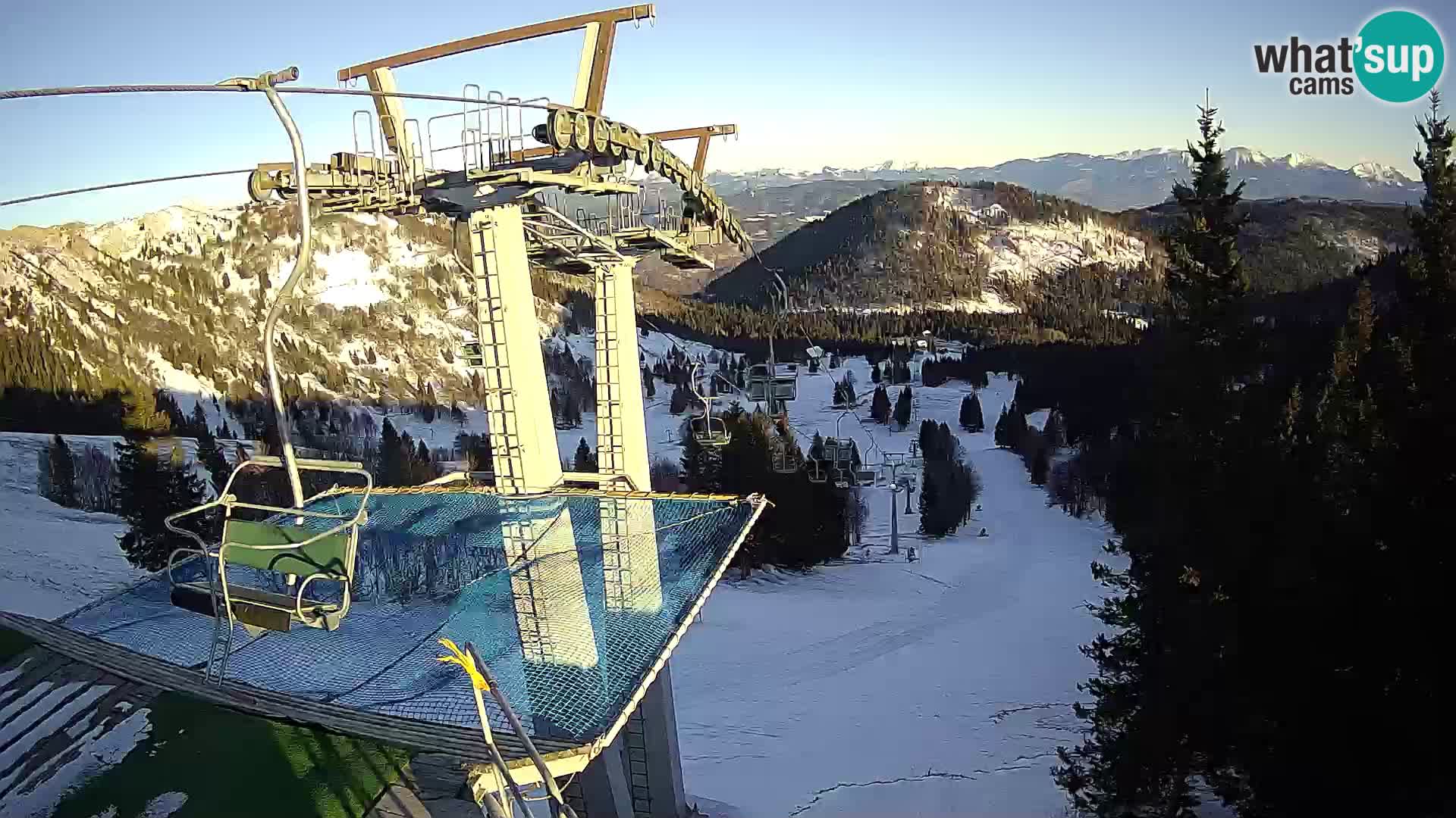 Live cam Sorica Skigebiet Krvavec – Soriška Planina – Vrh Lajnar