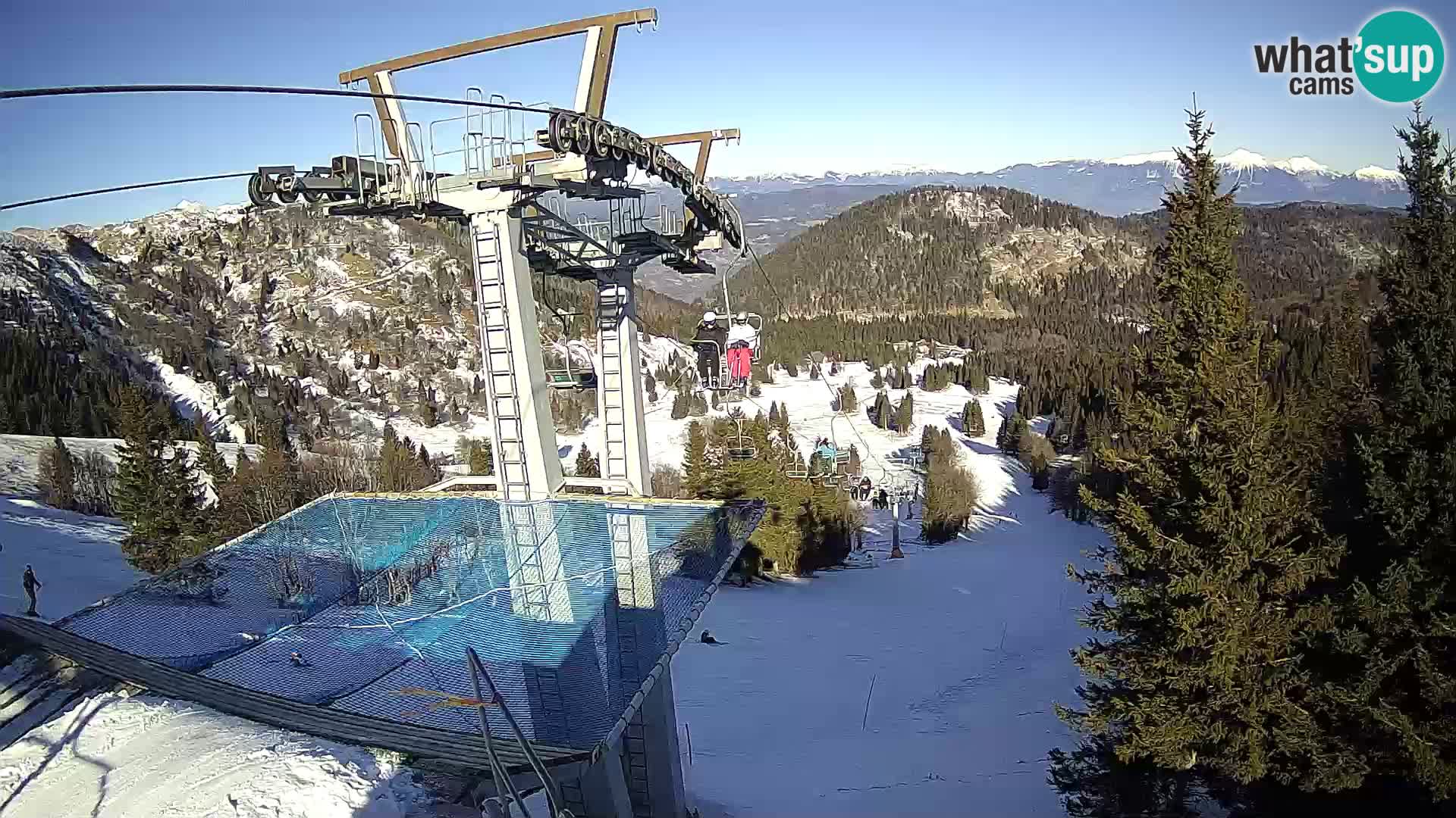 Live cam Sorica Skigebiet Krvavec – Soriška Planina – Vrh Lajnar