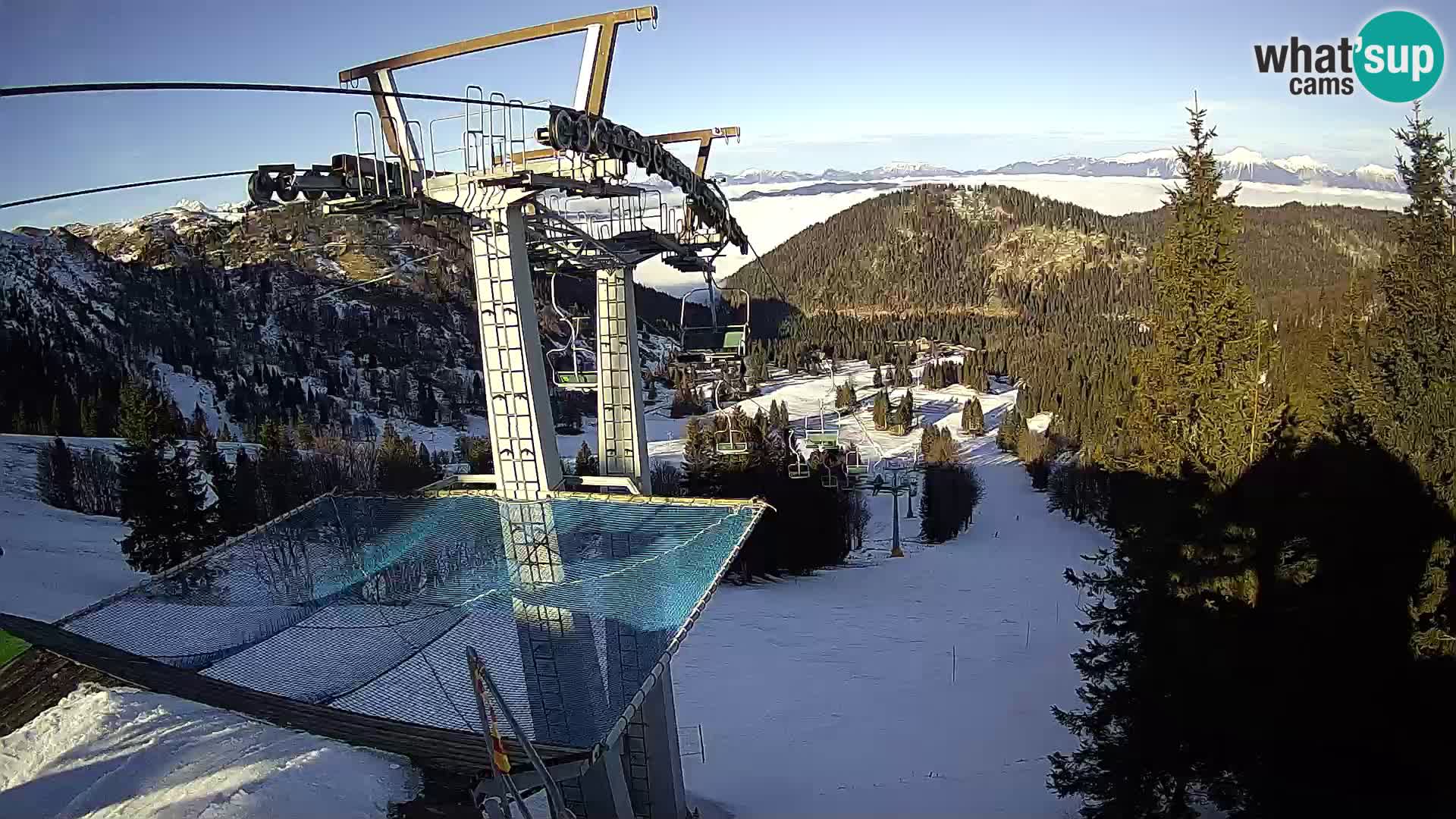 Live cam Sorica Skigebiet Krvavec – Soriška Planina – Vrh Lajnar