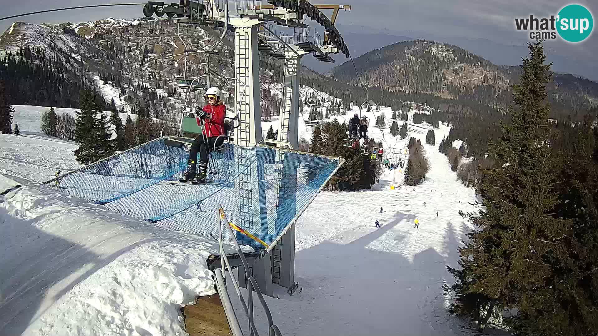 Live cam Sorica Skigebiet Krvavec – Soriška Planina – Vrh Lajnar