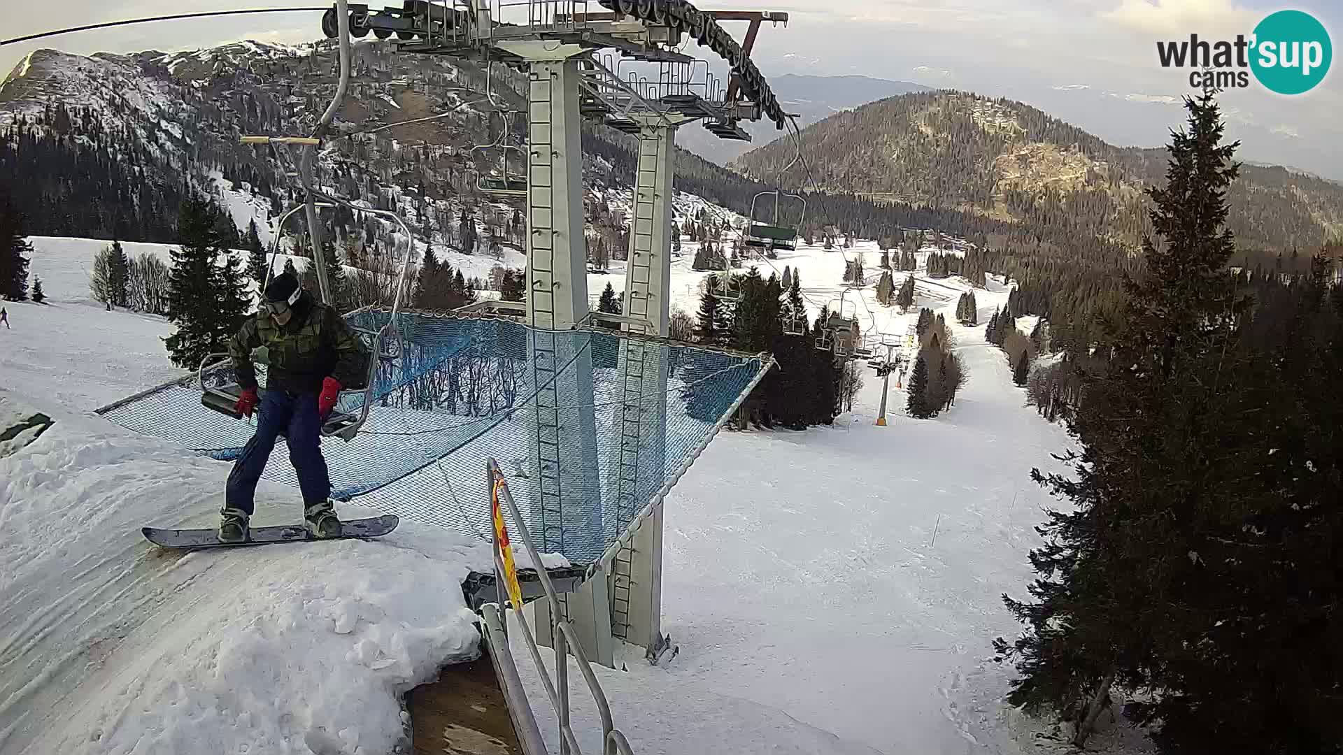 Live cam Sorica Skigebiet Krvavec – Soriška Planina – Vrh Lajnar