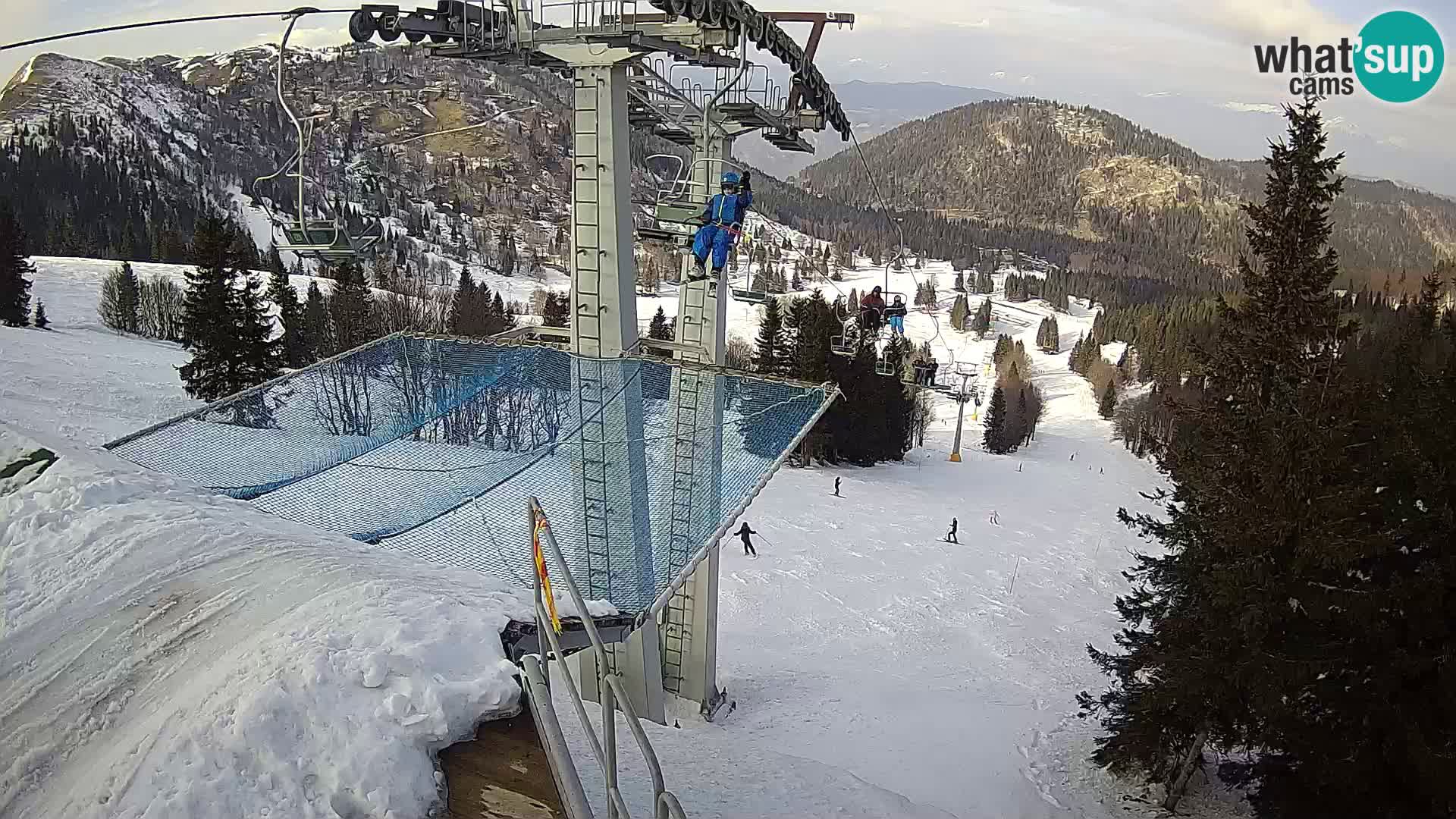 Live cam Sorica Skigebiet Krvavec – Soriška Planina – Vrh Lajnar