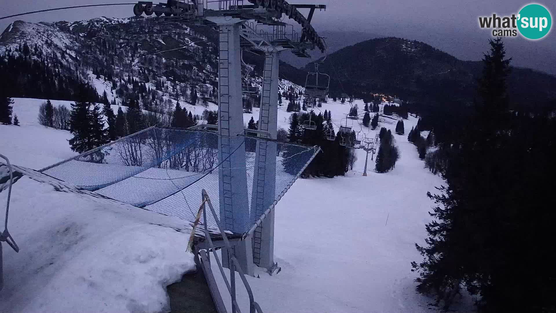 Live cam Sorica Skigebiet Krvavec – Soriška Planina – Vrh Lajnar