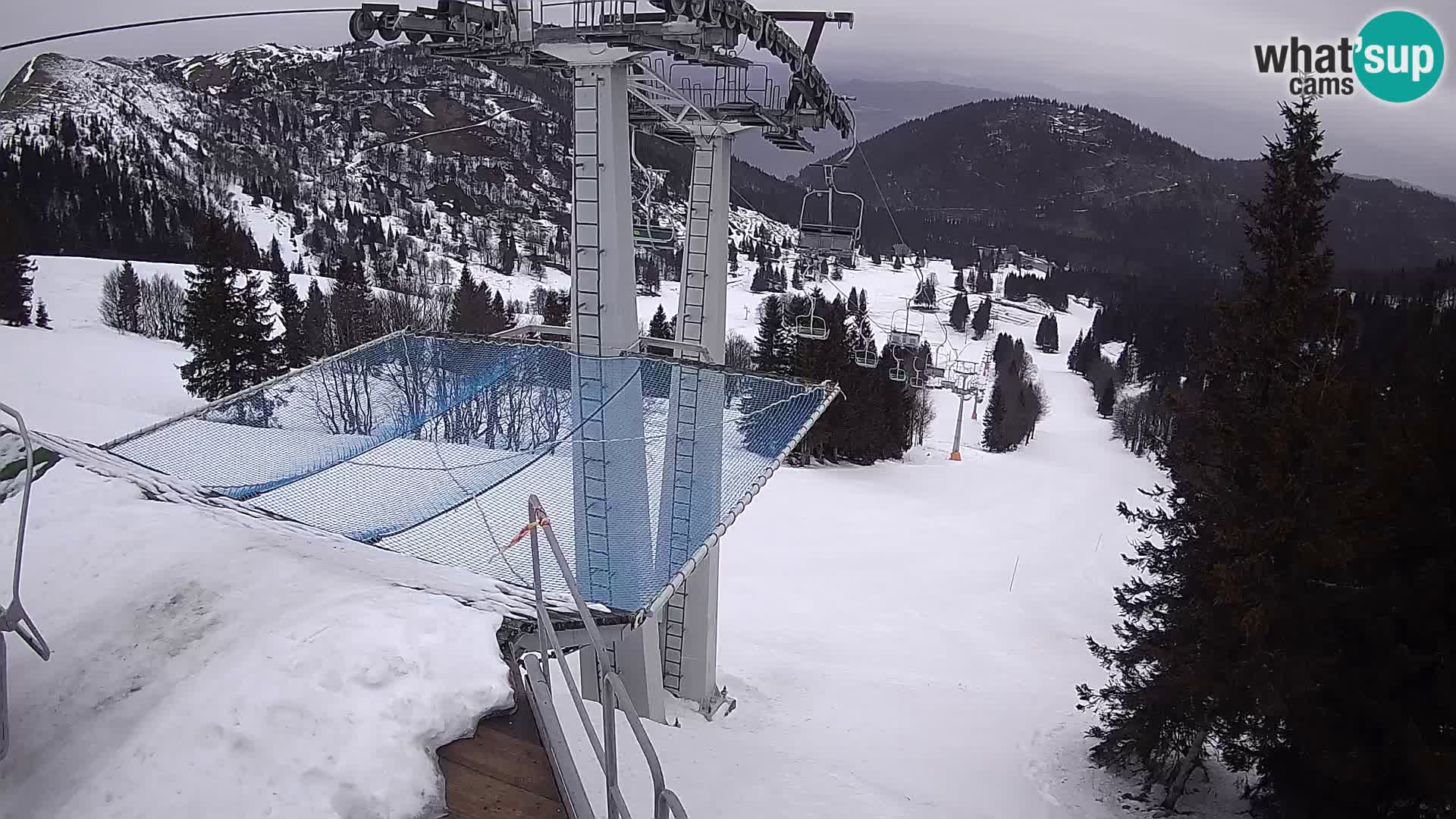 Live cam Sorica Skigebiet Krvavec – Soriška Planina – Vrh Lajnar