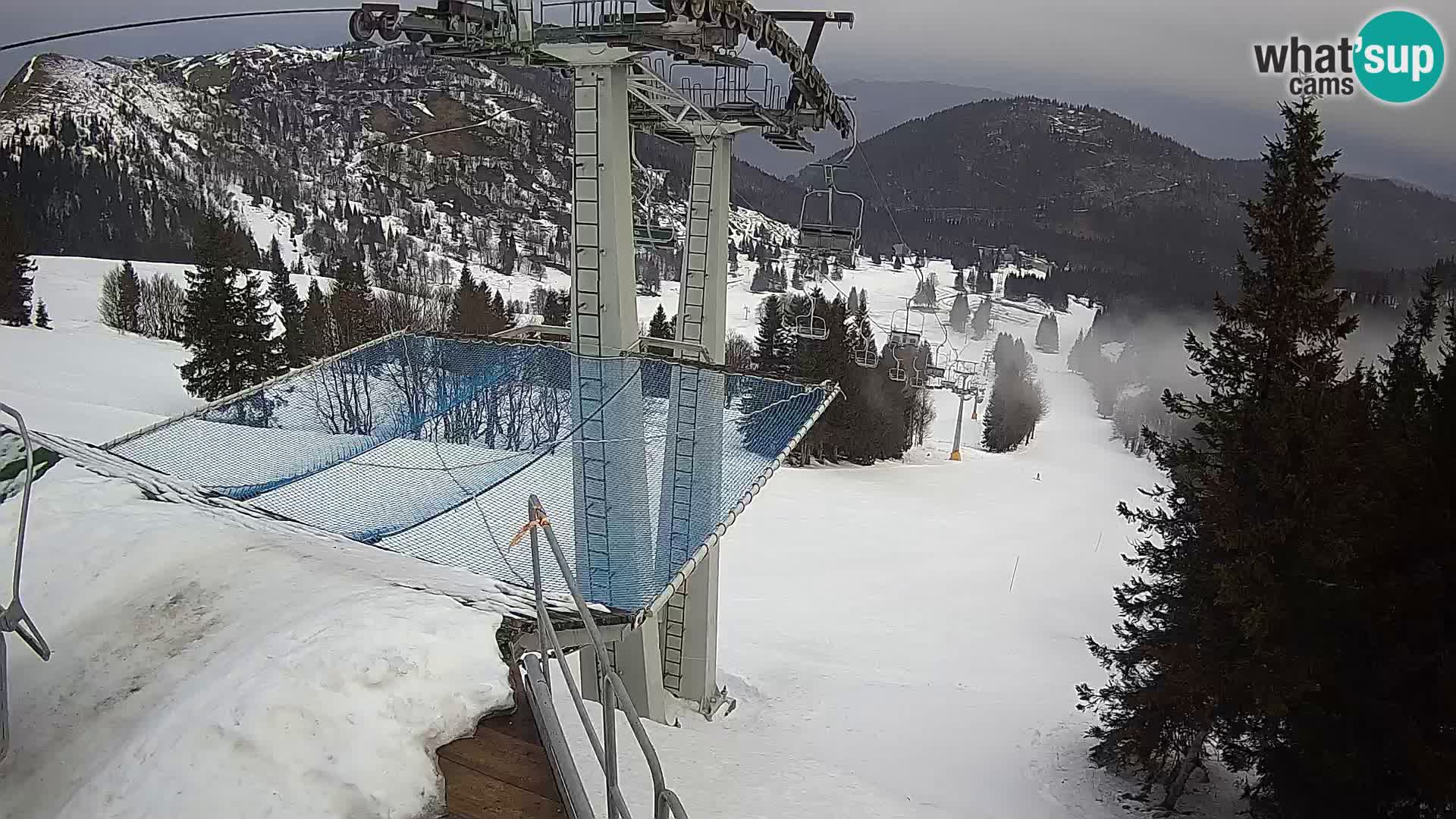 Live cam Sorica Skigebiet Krvavec – Soriška Planina – Vrh Lajnar