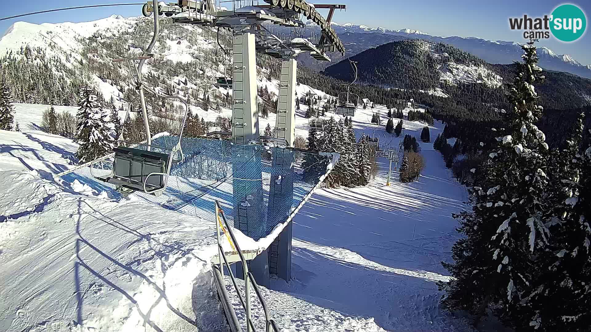 Live cam Sorica Skigebiet Krvavec – Soriška Planina – Vrh Lajnar