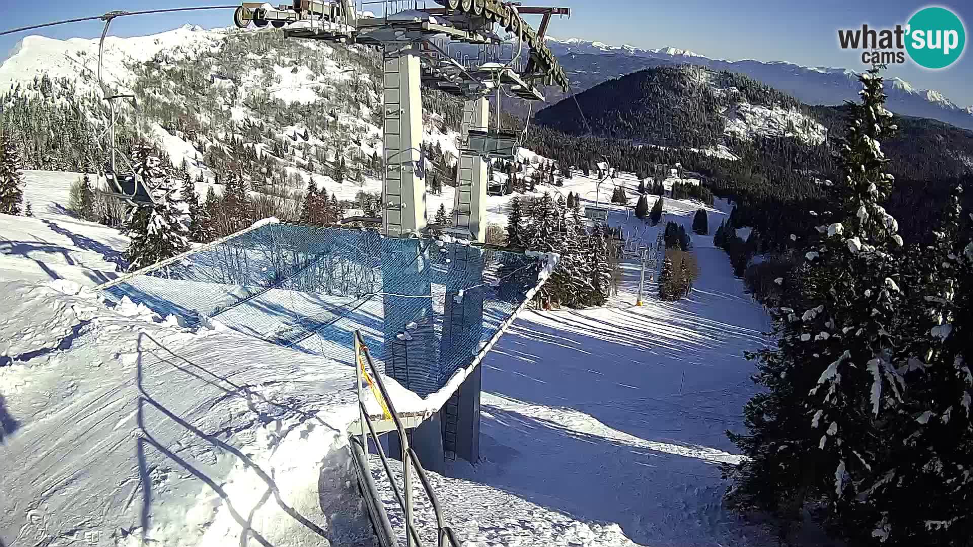 Live cam Sorica Skigebiet Krvavec – Soriška Planina – Vrh Lajnar