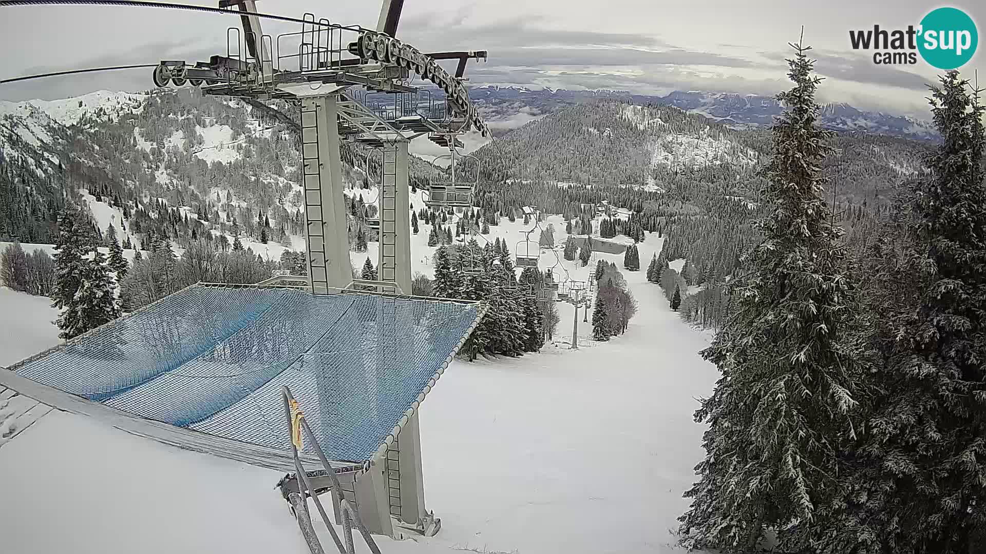 Live cam Sorica Skigebiet Krvavec – Soriška Planina – Vrh Lajnar