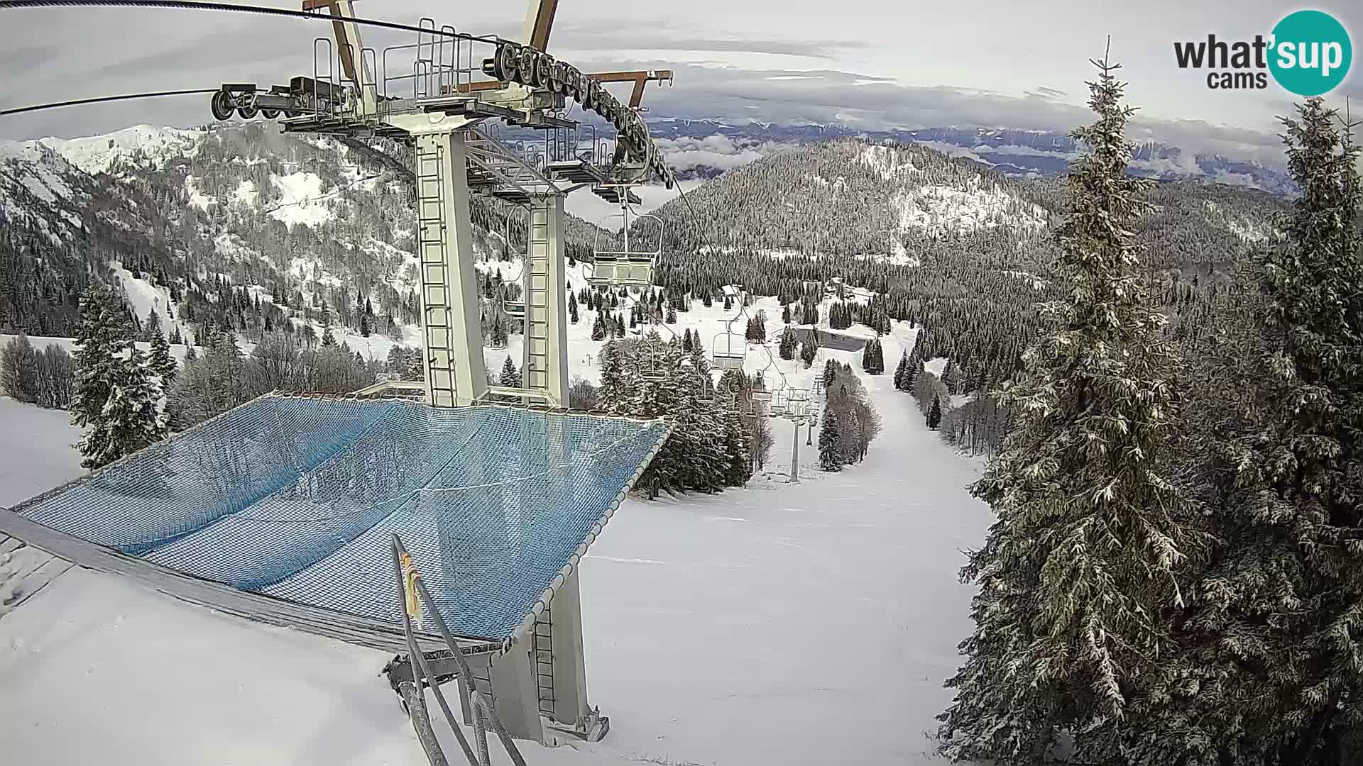 Web kamera Sorica Skijalište – Soriška Planina – Vrh Lajnar