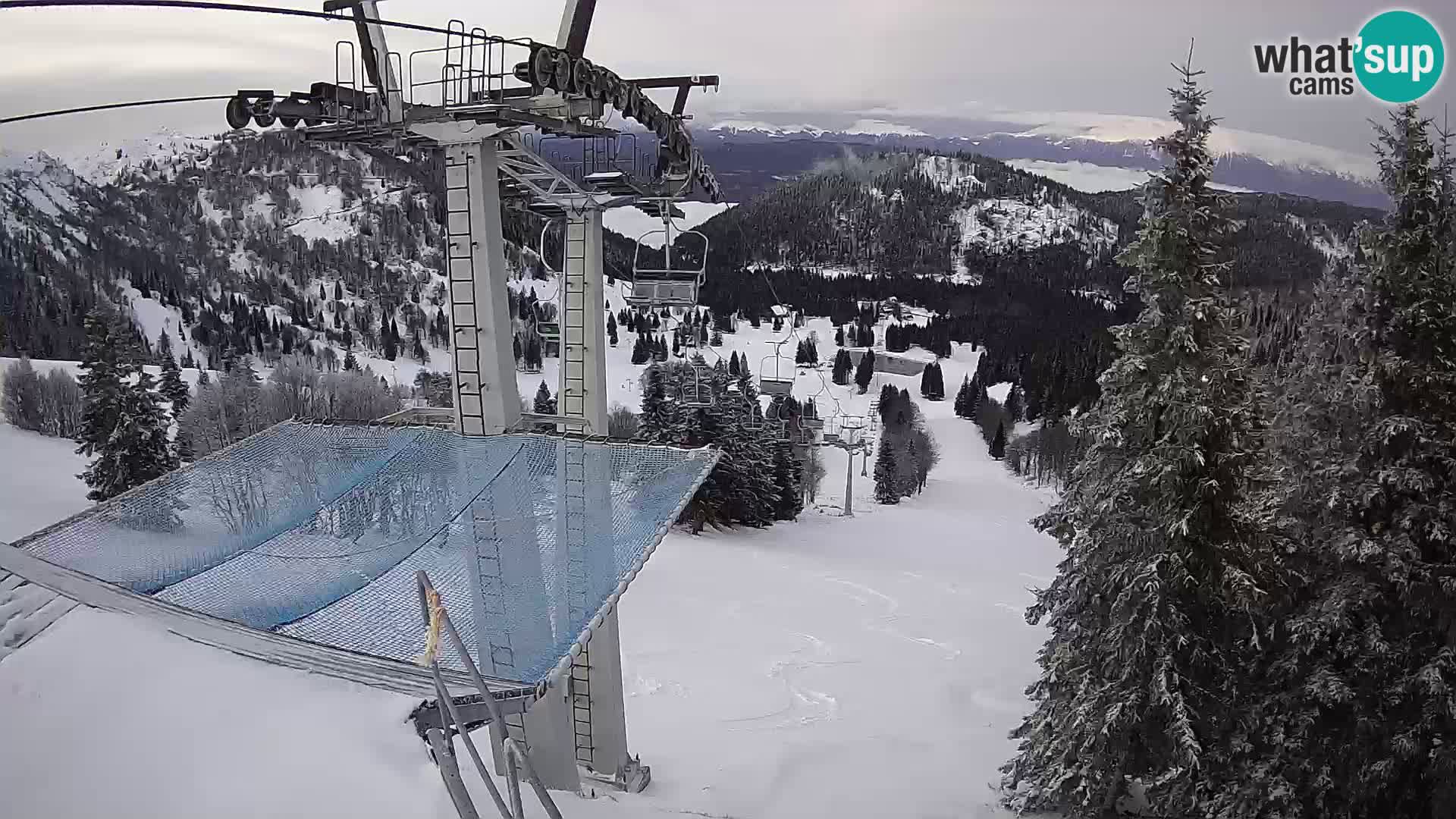 Camera en vivo Sorica Estacion esqui – Soriška Planina – Vrh Lajnar