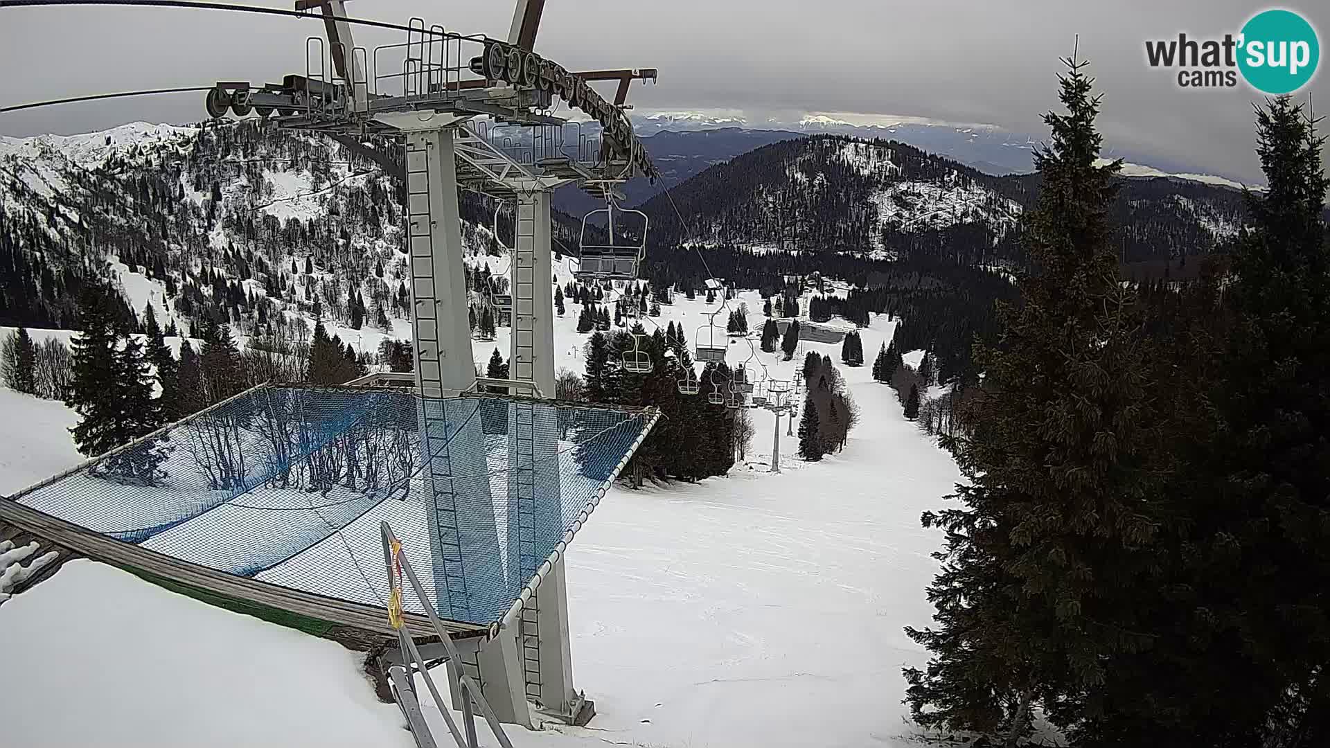 Live cam Sorica Skigebiet Krvavec – Soriška Planina – Vrh Lajnar