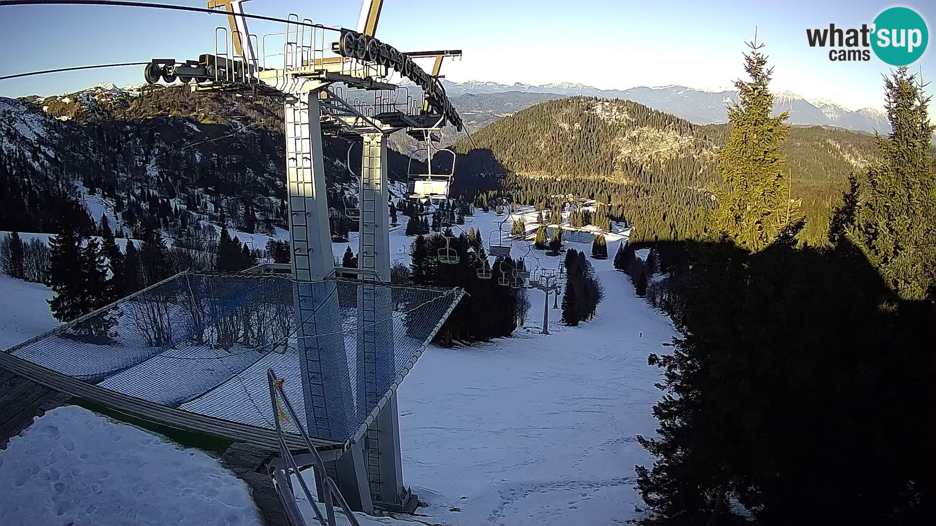 Live cam Sorica Skigebiet Krvavec – Soriška Planina – Vrh Lajnar