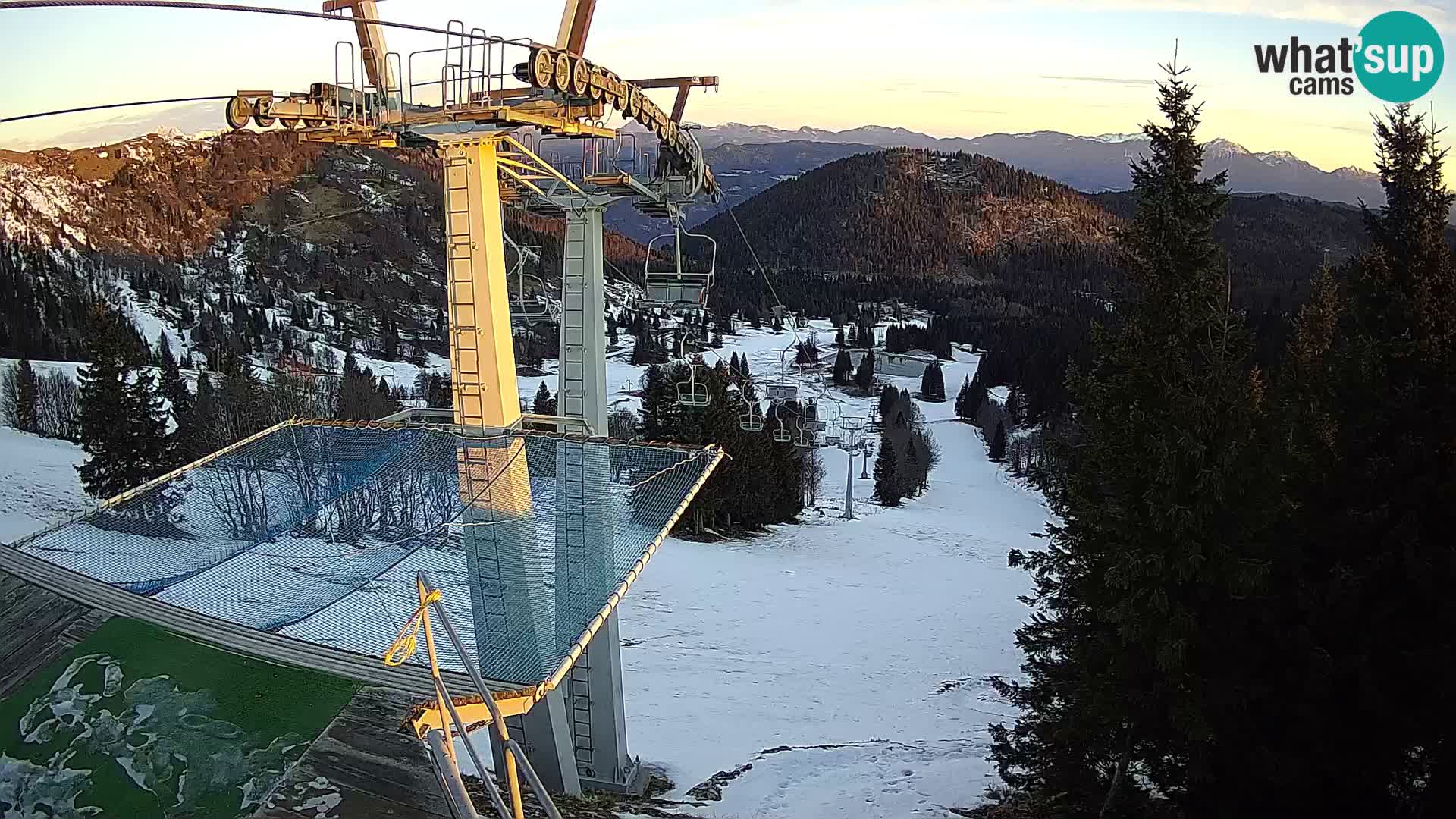 Webcam Sorica Stazione sciistica – Soriška Planina – Cima Lajnar